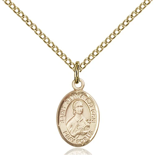 14kt Gold Filled St. Gemma Galgani Petite Pendant