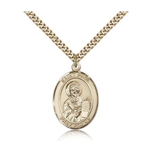 14kt Gold Filled St. Paul the Apostle Pendant w/ chain