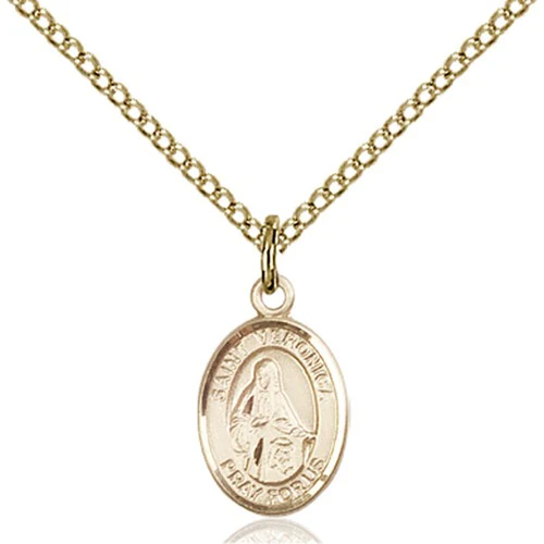 14kt Gold Filled St. Veronica Petite Pendant