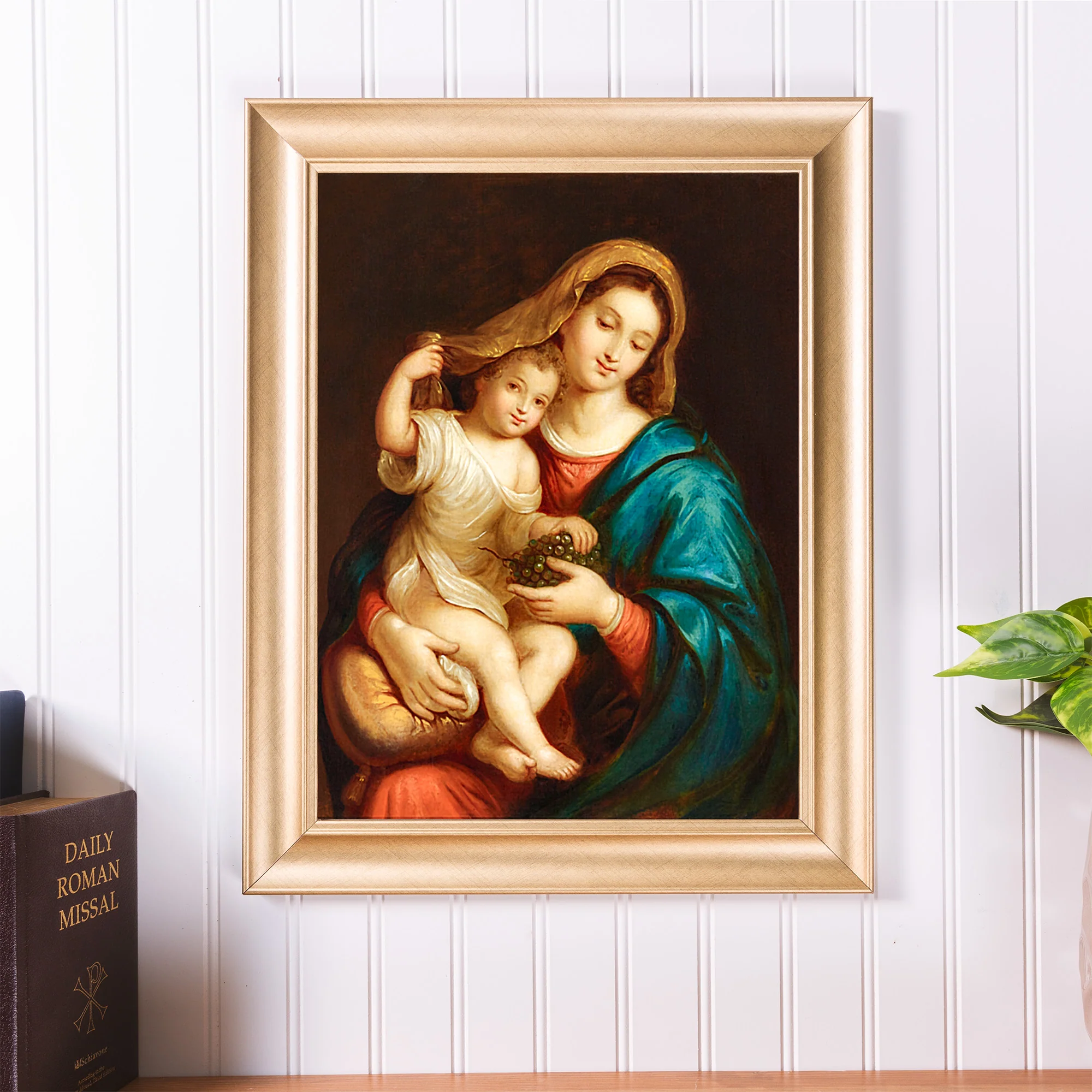 Alberi Madonna with Child Gold Framed Print - Multiple Sizes - Image 4