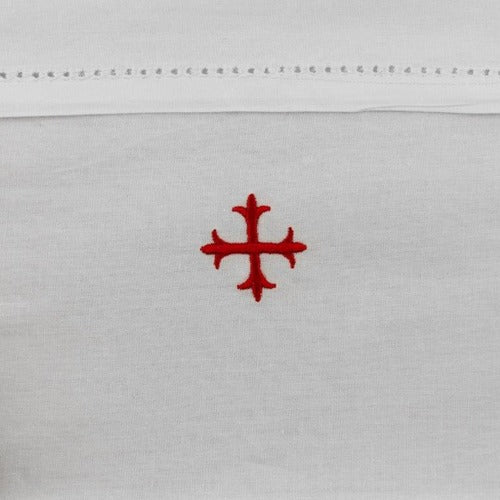 Altar Linens: Cross Fleury or Wheat & Grapes Purificator - Set of 3 - Image 2