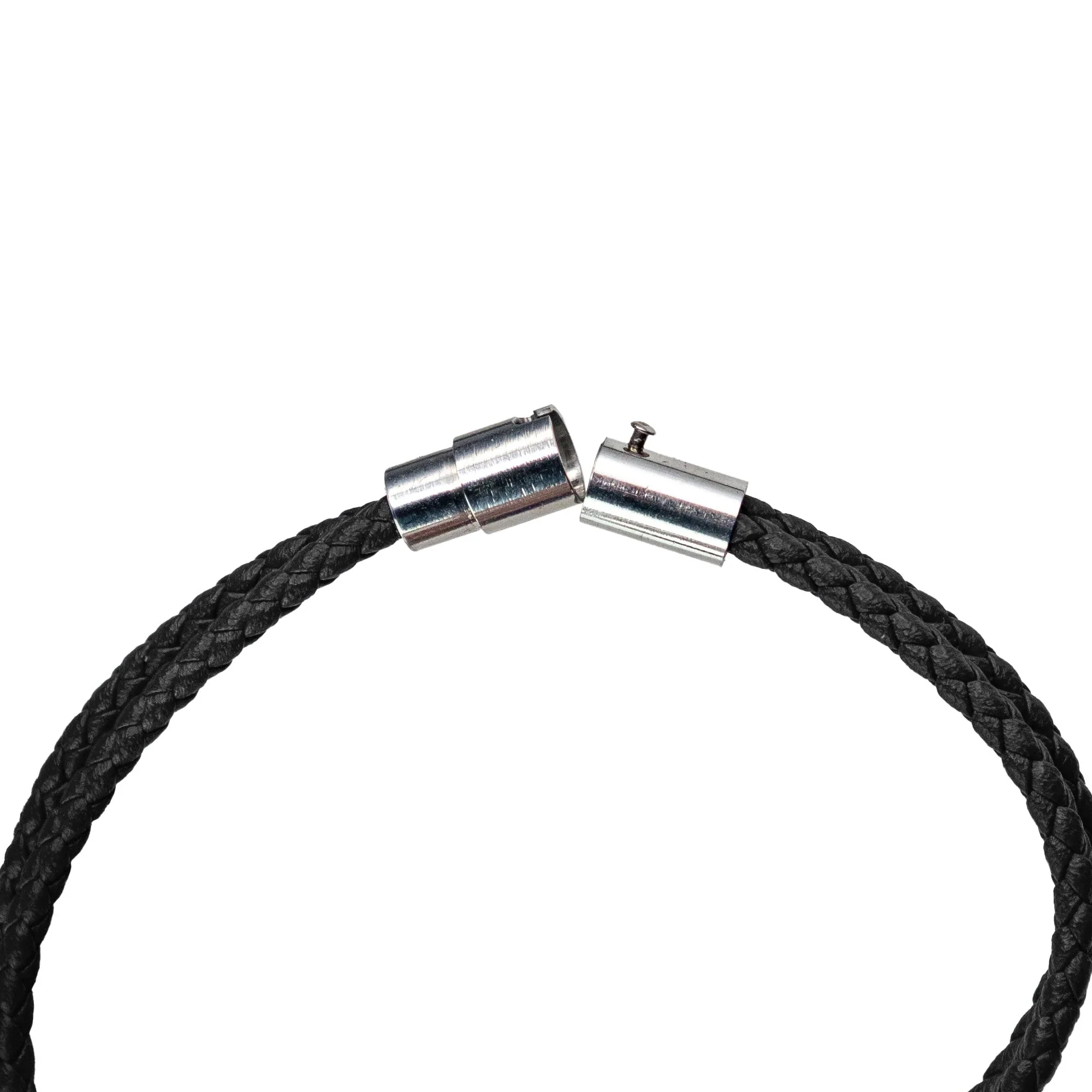Armor of God Black Leather Bracelet - Image 2