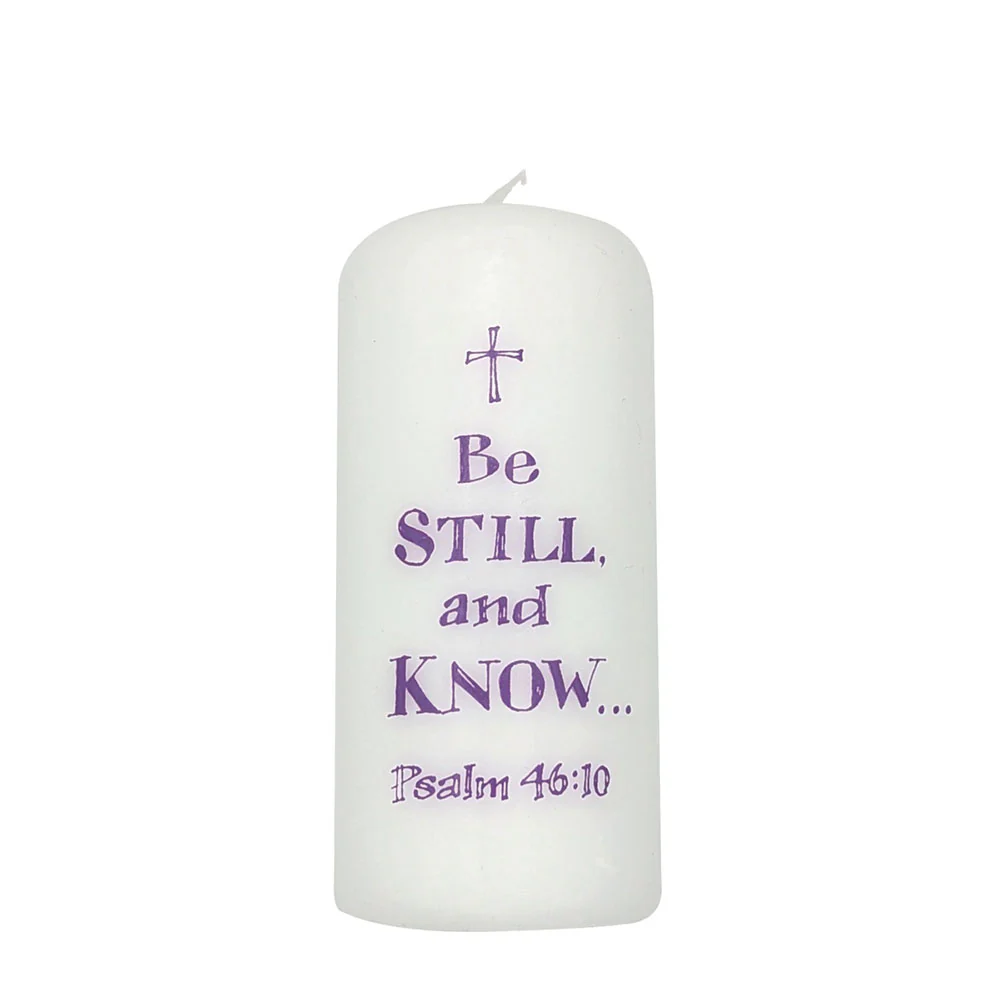 Be Still & Know Pillar Candle
