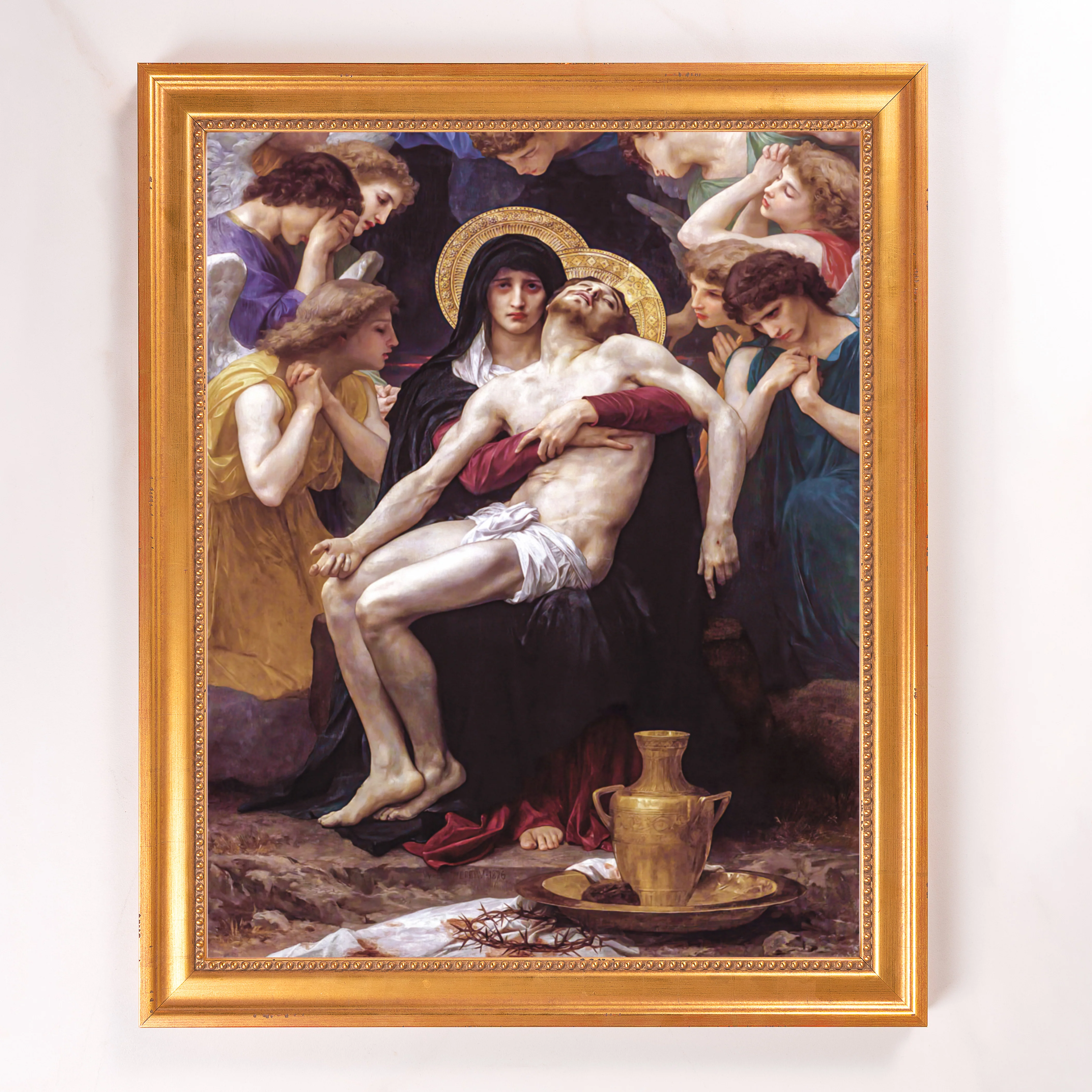 Bouguereau's Pieta Framed Canvas - Sacred Signature Collection - Image 10