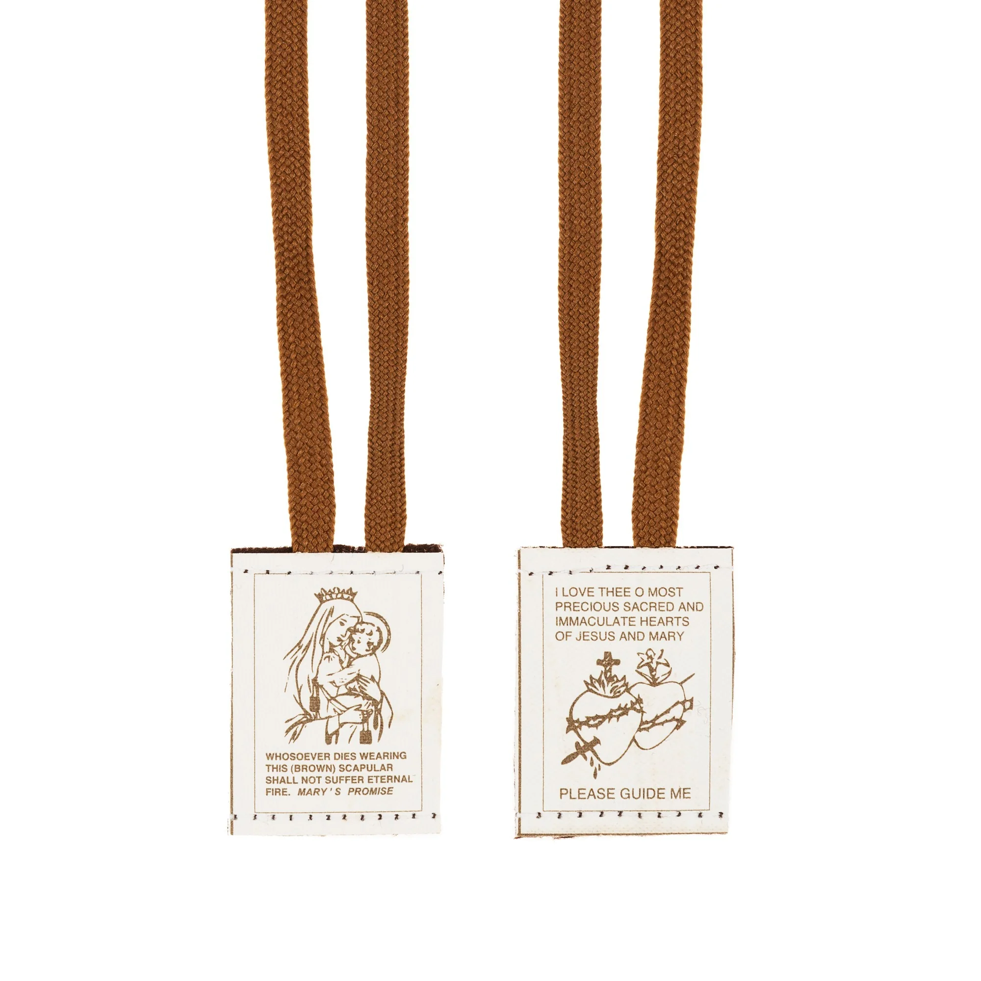 Brown Scapular (Pack of 20)