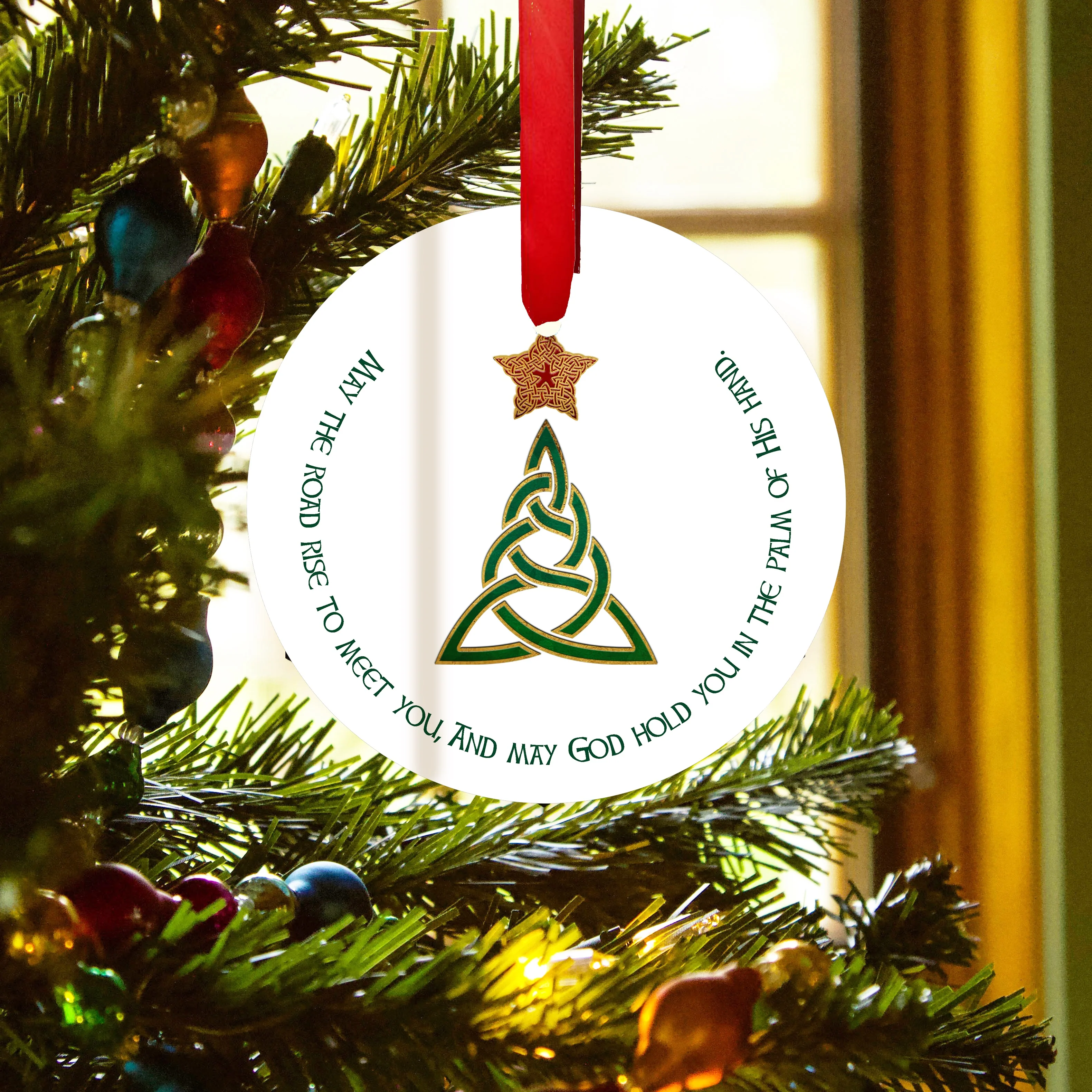 Celtic Irish Blessing Ornament