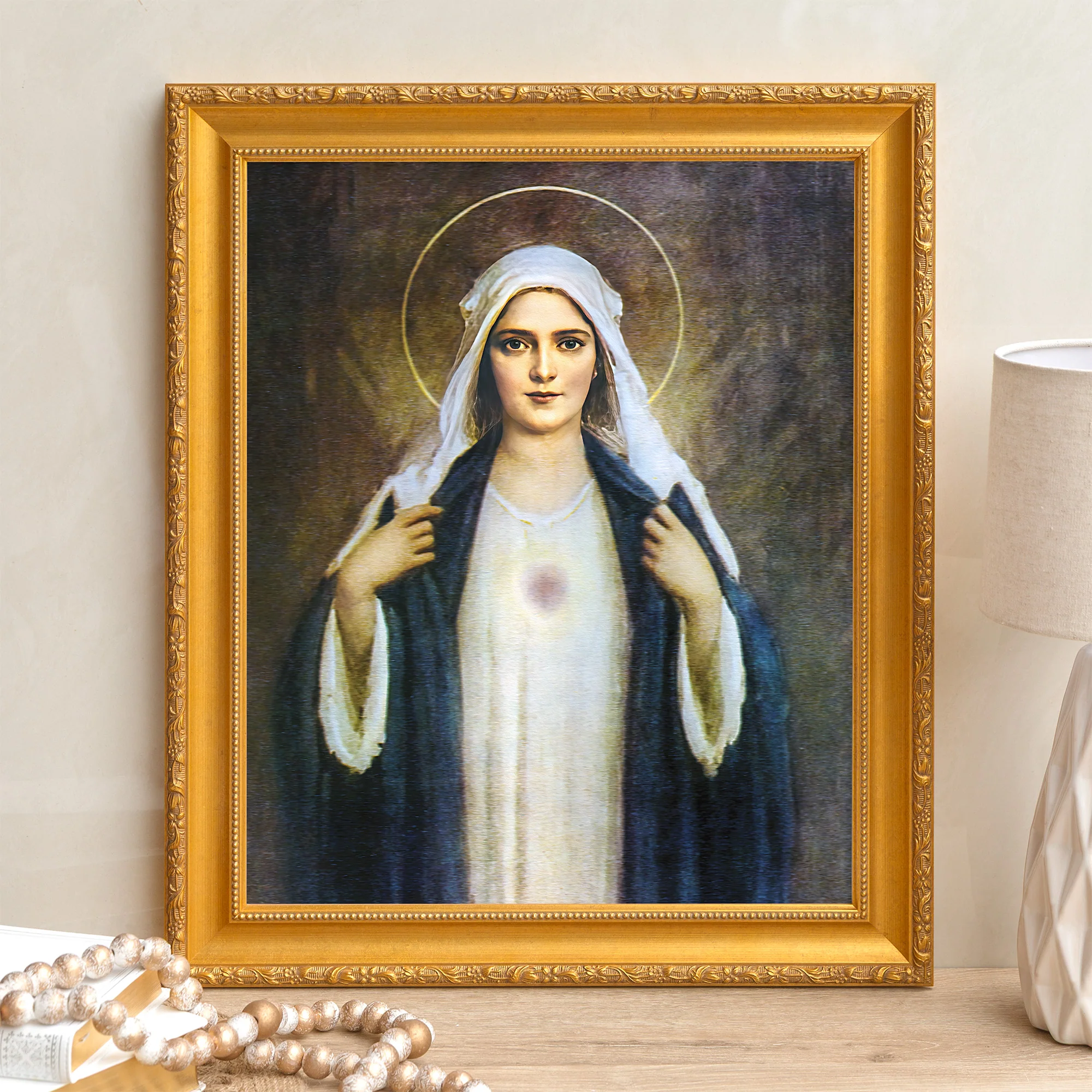 Chambers Immaculate Heart Framed Canvas - Sacred Signature Collection - Image 6