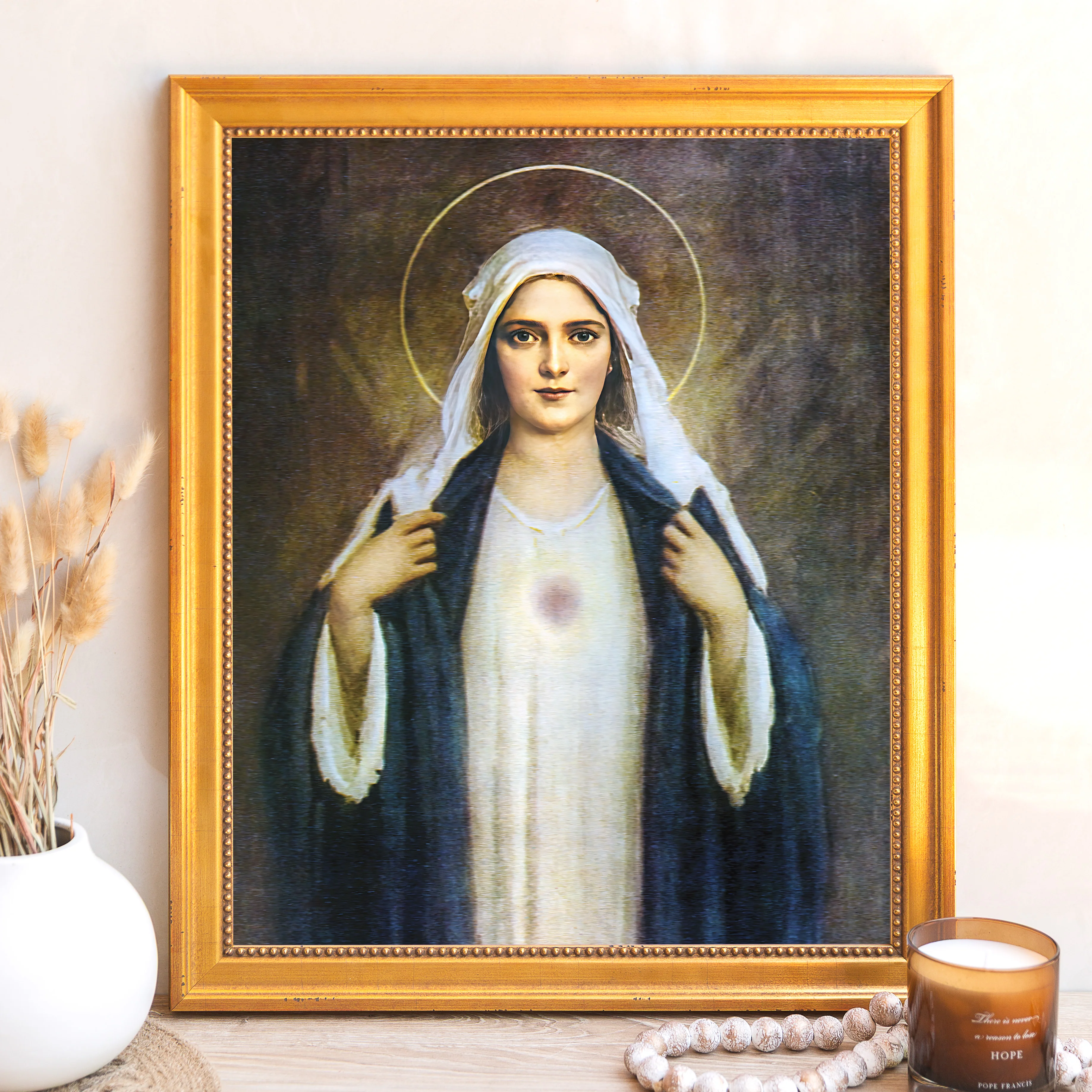Chambers Immaculate Heart Framed Canvas - Sacred Signature Collection - Image 9