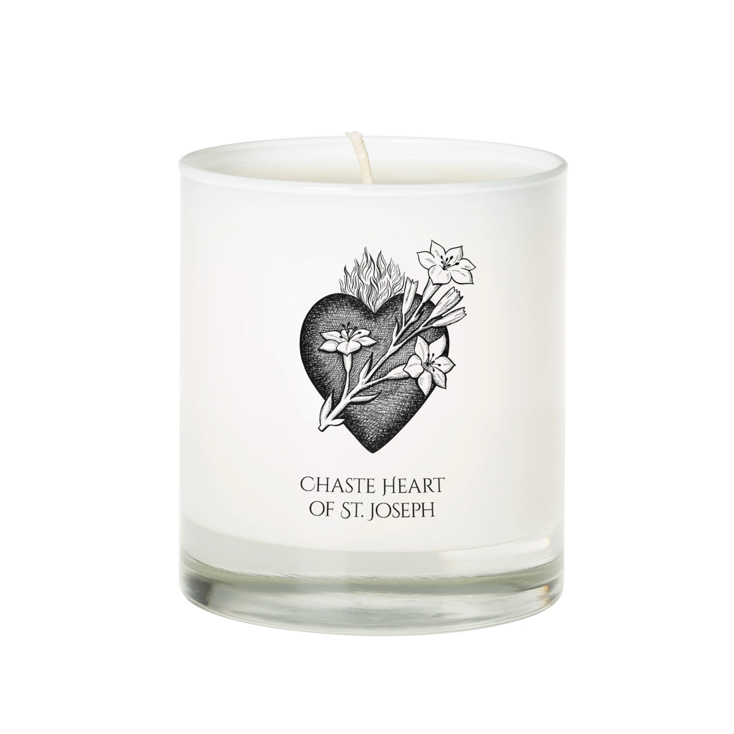 Chaste Heart of St. Joseph Candle