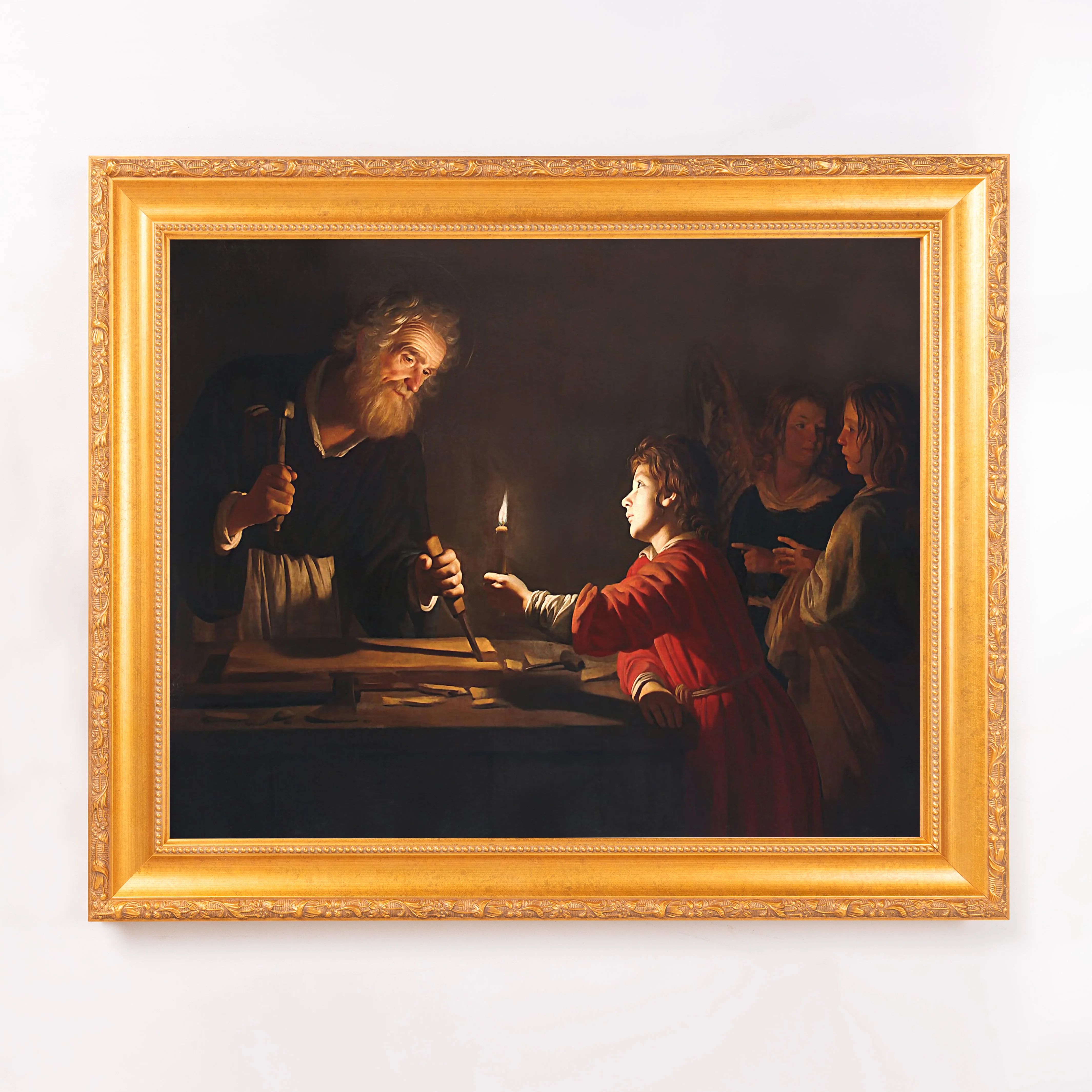 Childhood of Christ Framed Canvas - Sacred Signature Collection - Image 5