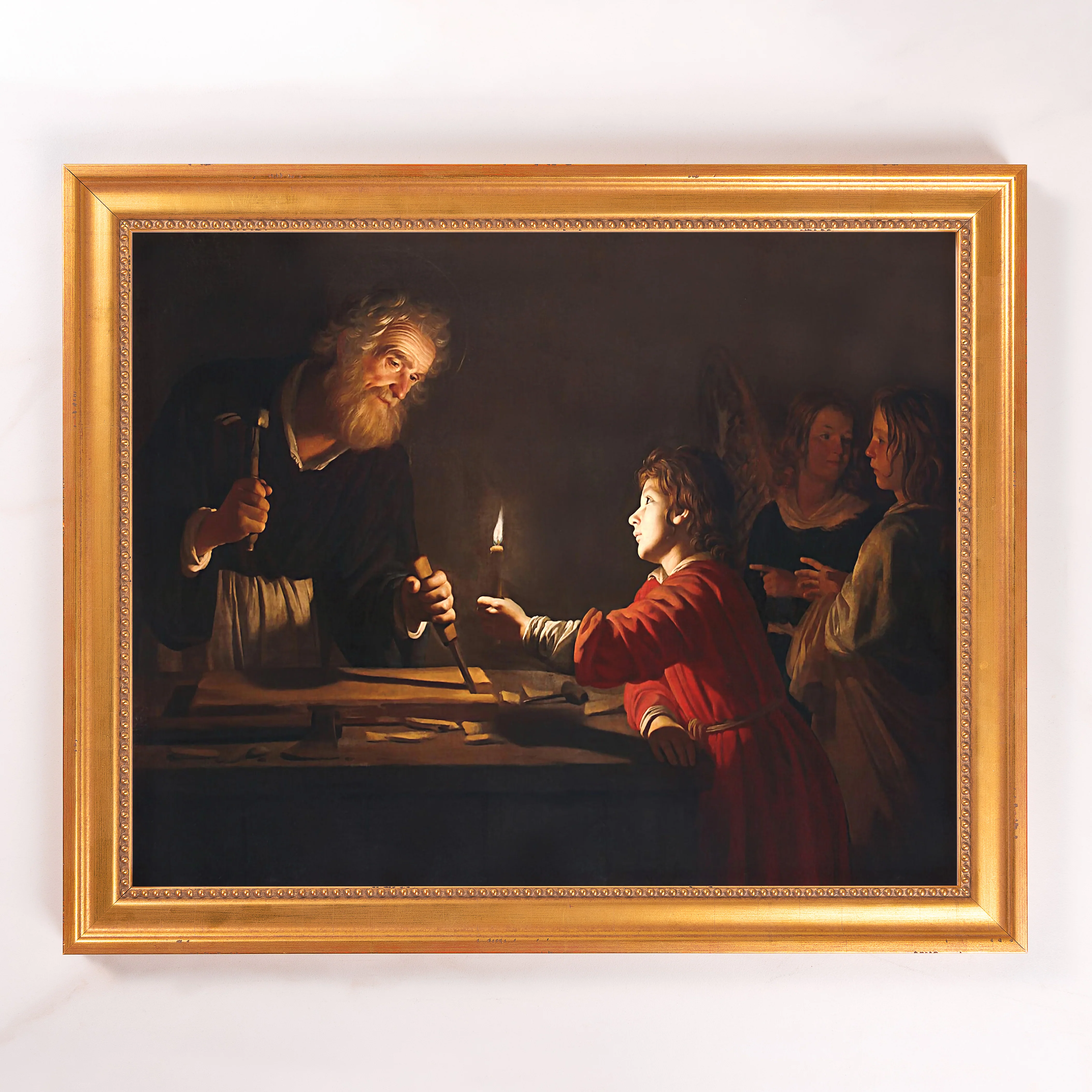 Childhood of Christ Framed Canvas - Sacred Signature Collection - Image 8