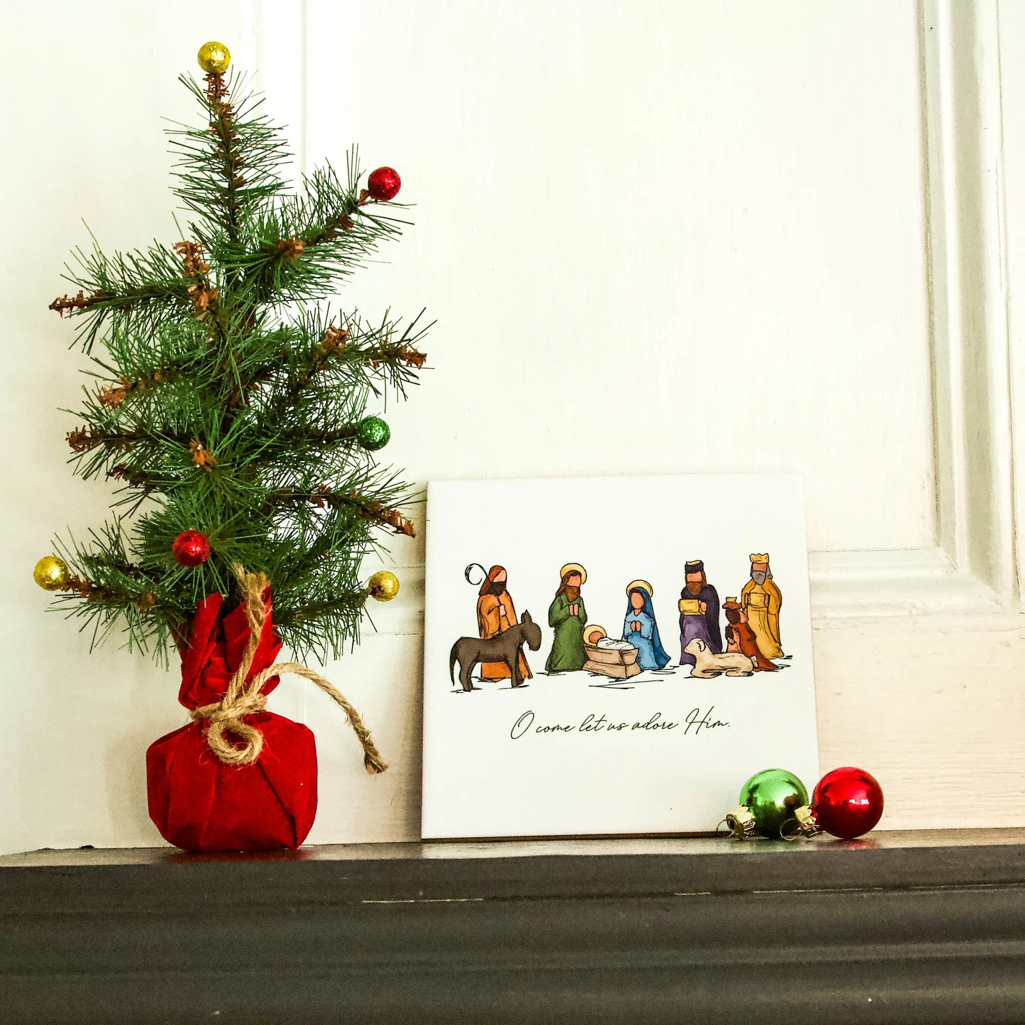 Christmas Nativity Tile - Image 3