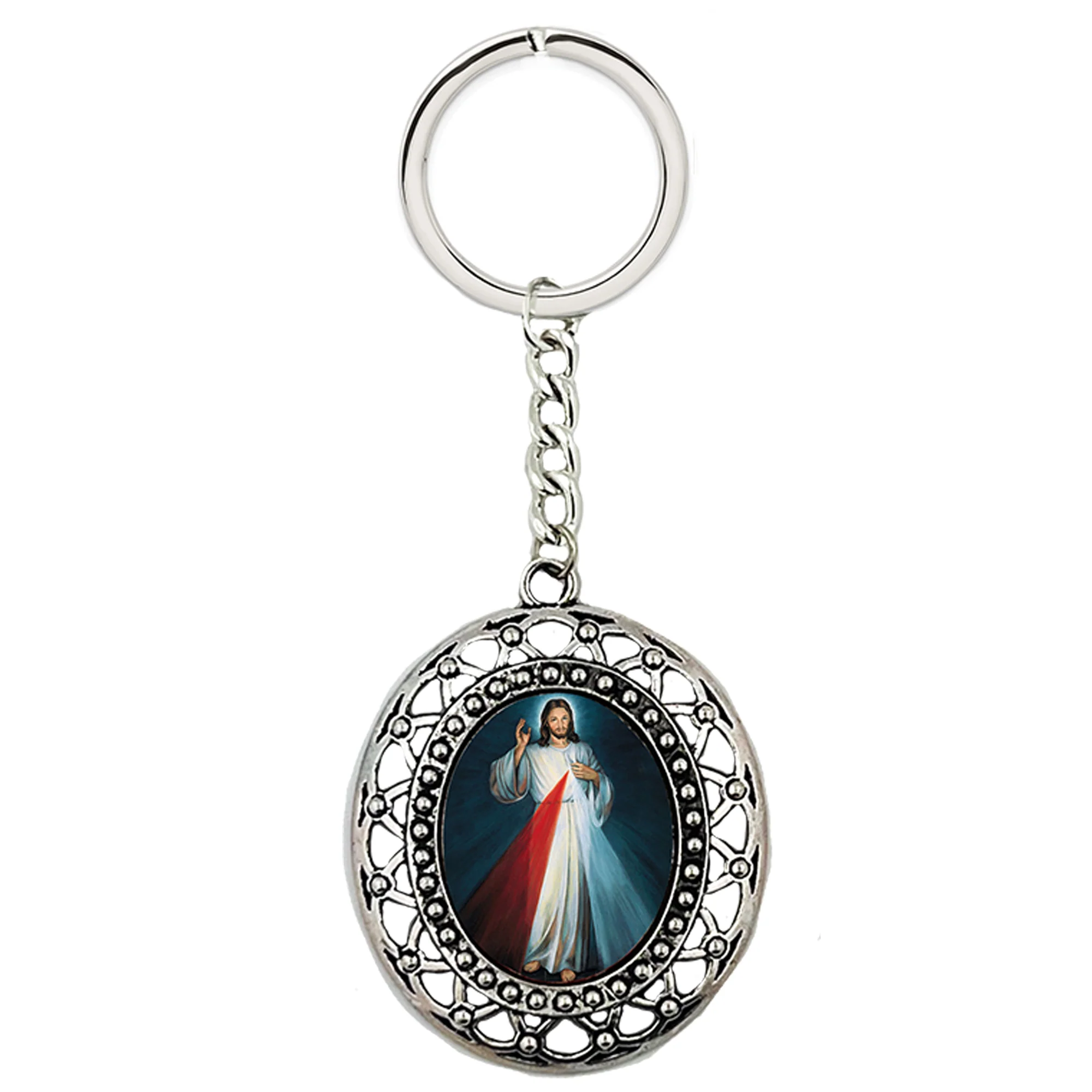 Divine Mercy Icon Key Chain