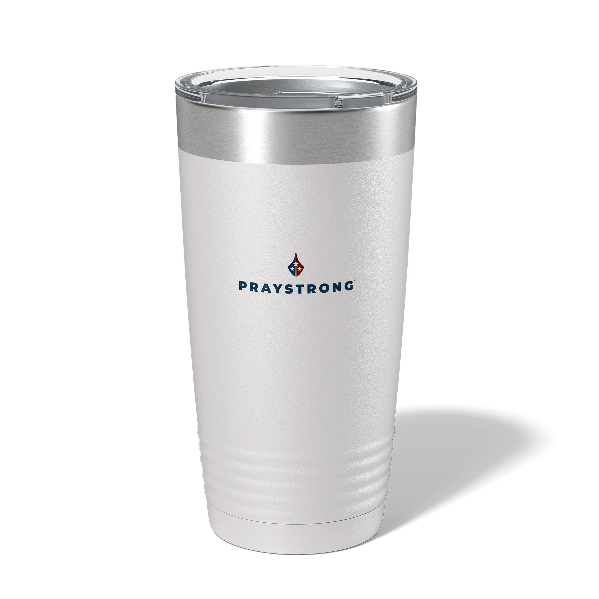 Faith Family Freedom White Stainless Steel Tumbler - Image 2