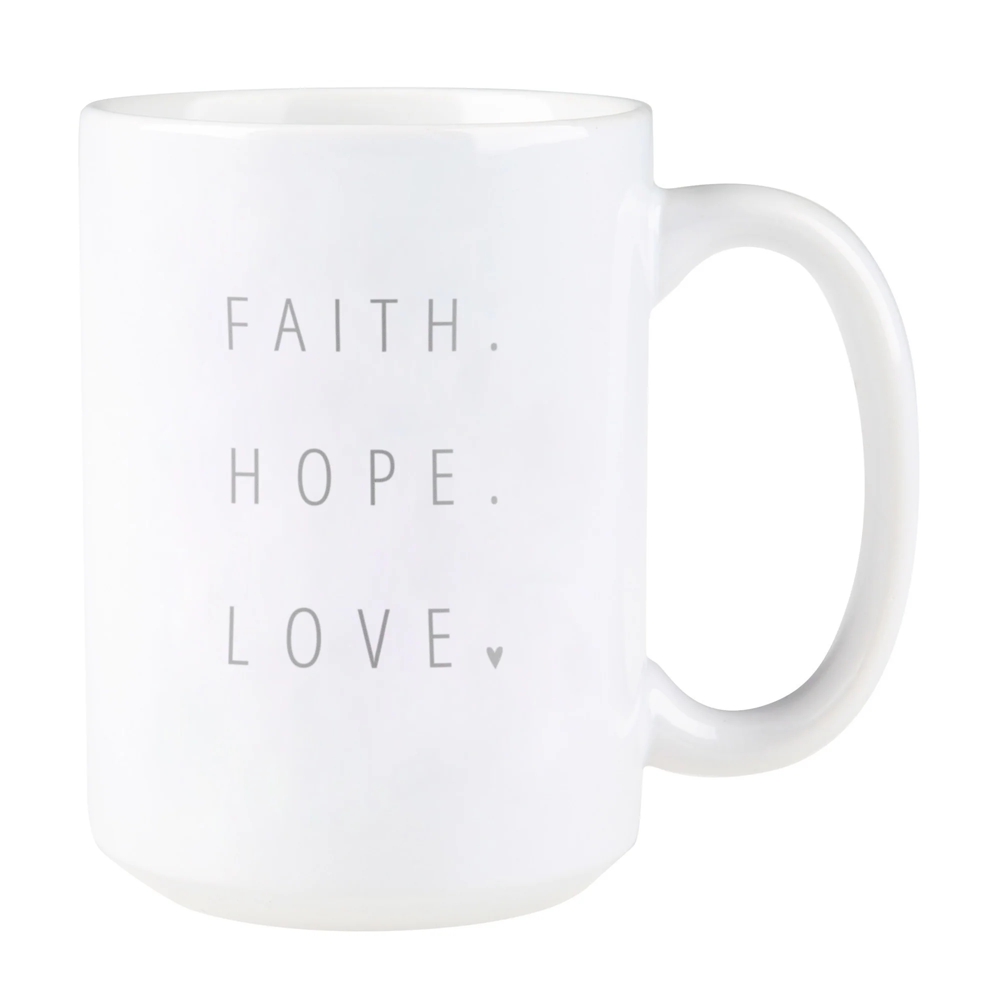 Faith, Hope, Love Elegant Mug - Image 4