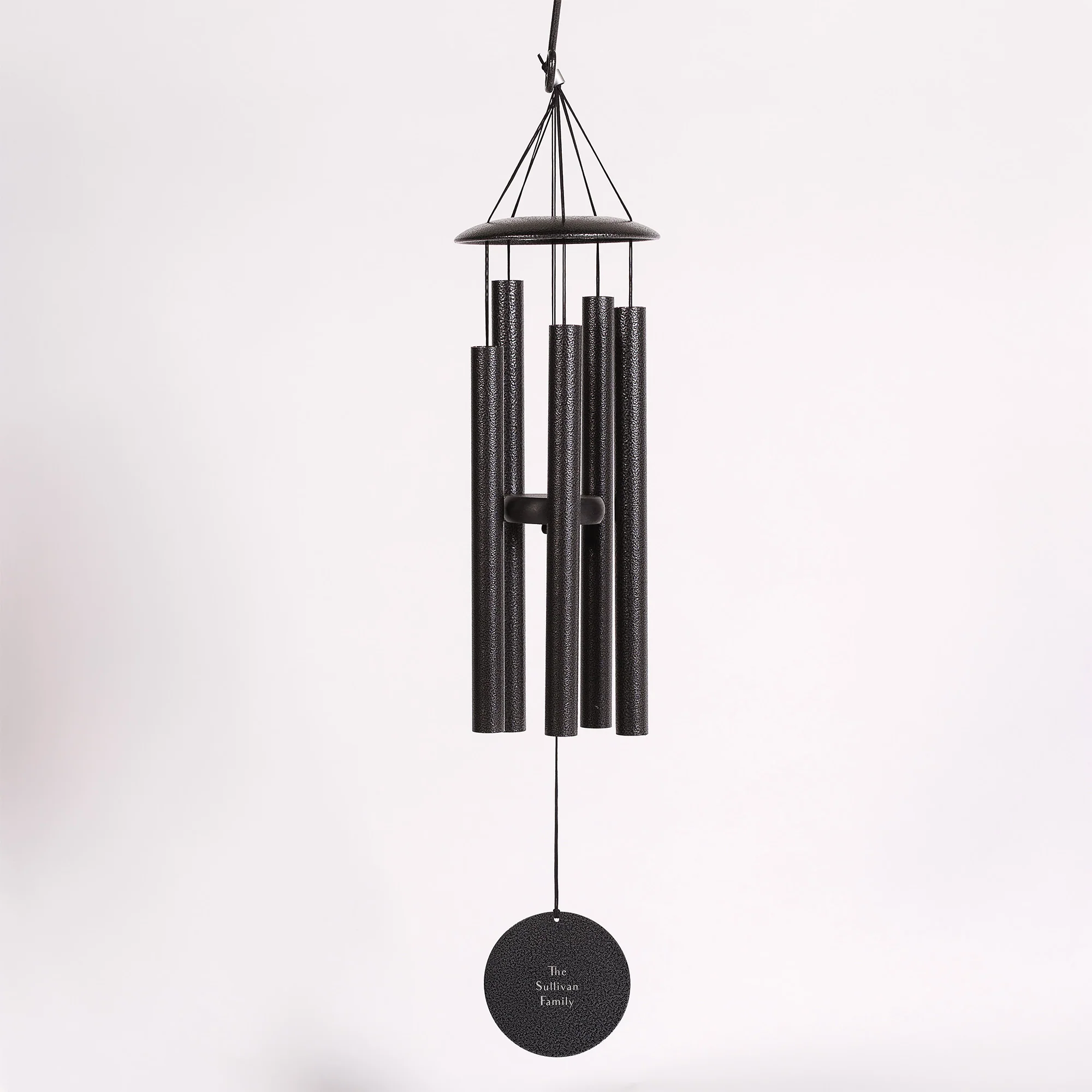 Floral Marian Cross Wind Chimes - 30" - Image 3