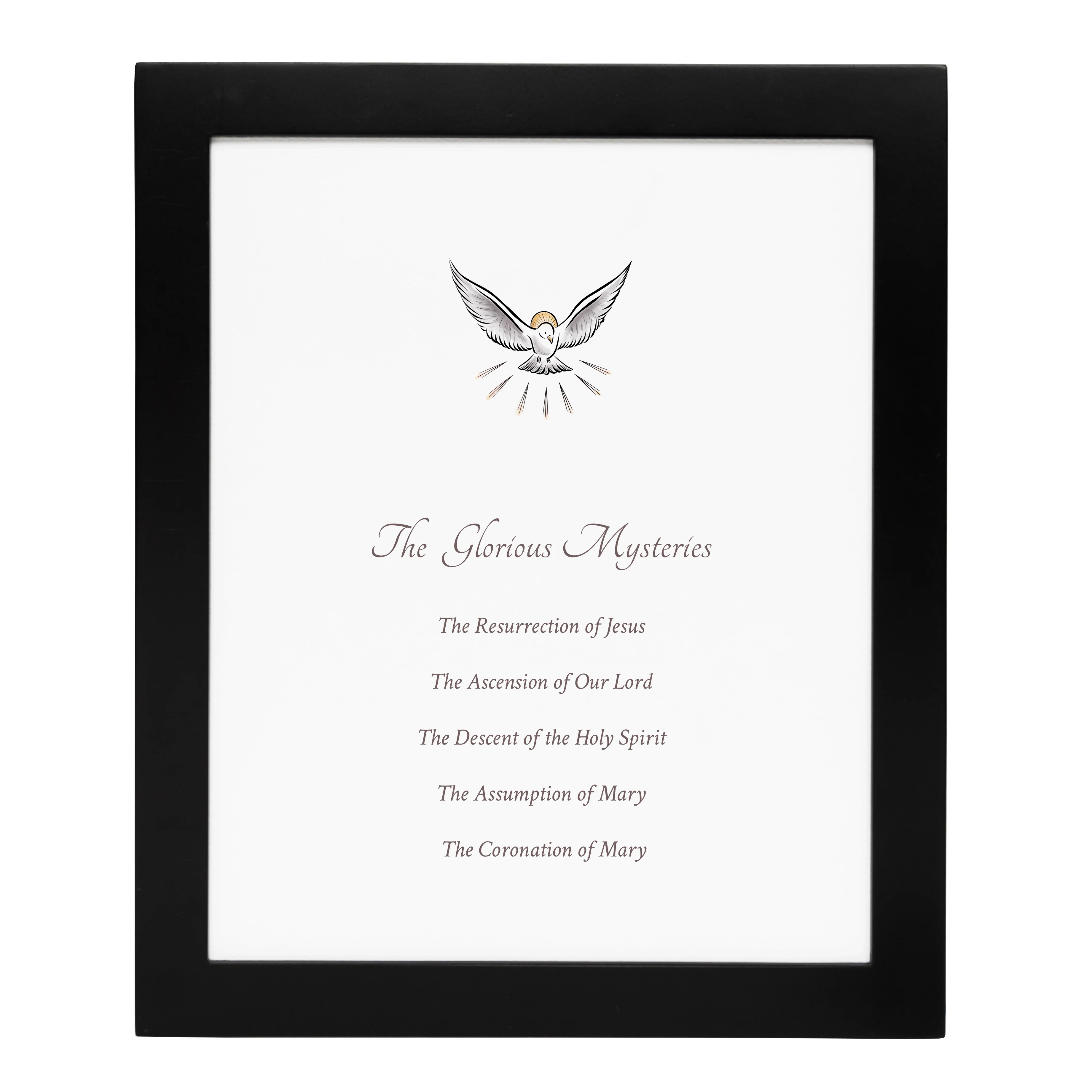 Glorious Mysteries Black Framed Print - Image 2