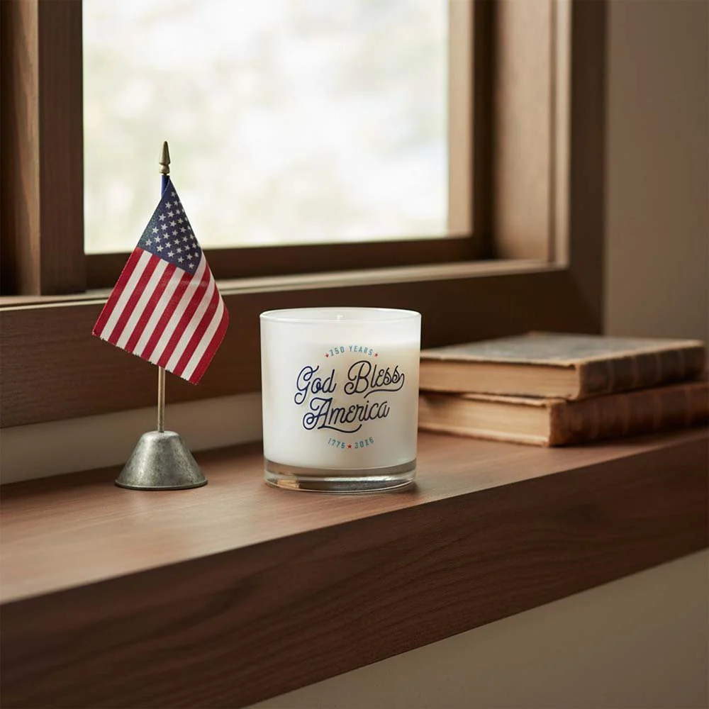 God Bless America 250th Commemorative Candle - Image 4
