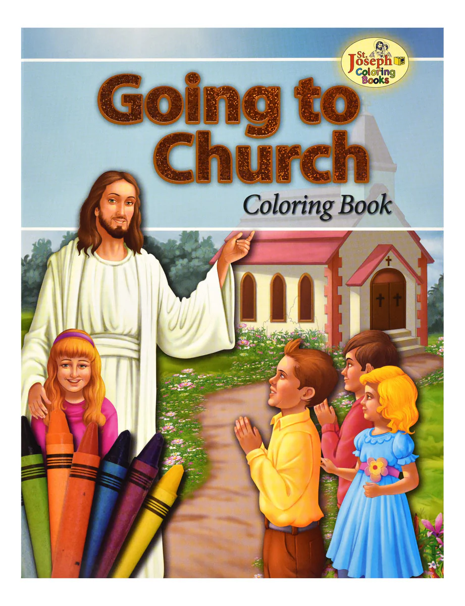 Going to Church Coloring Book