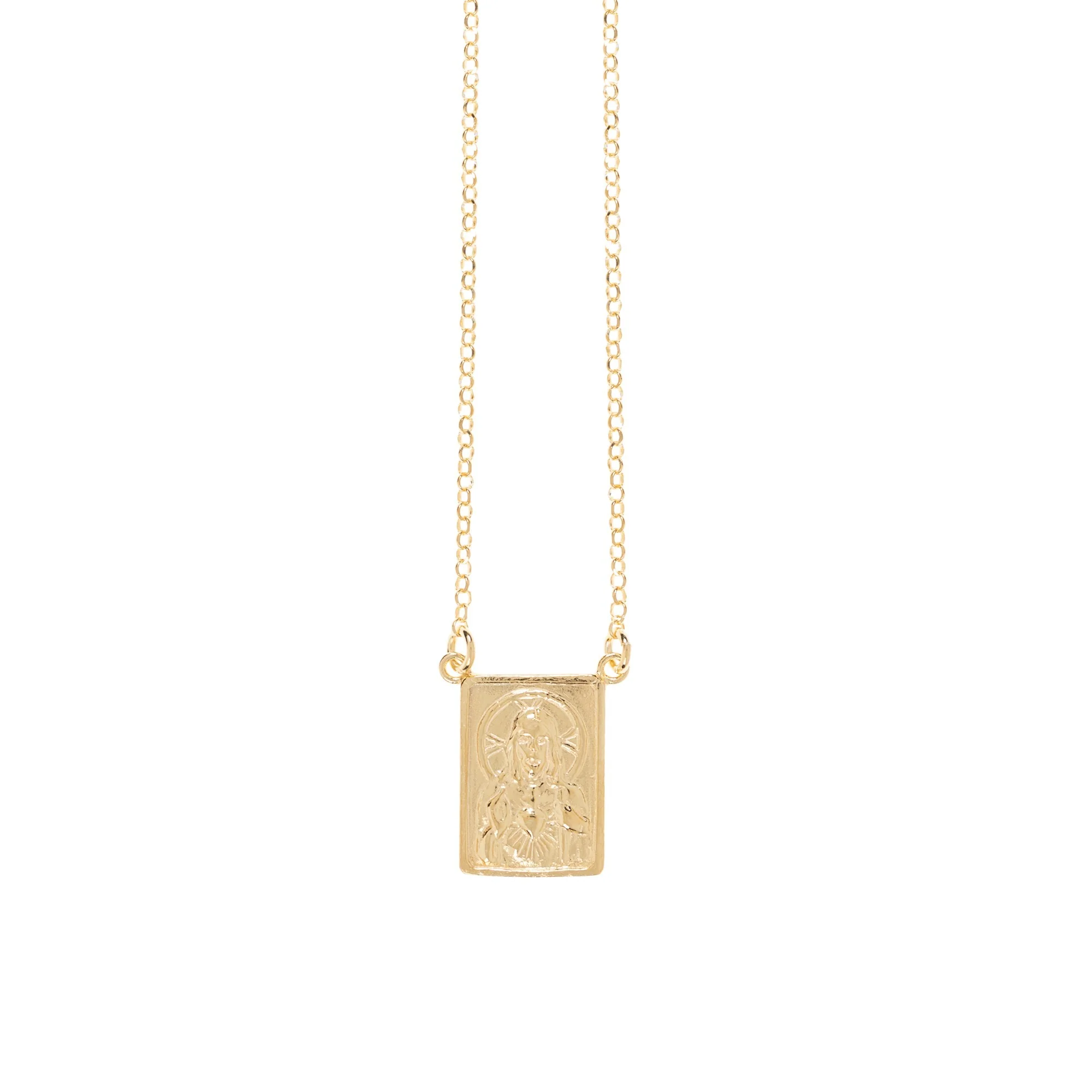 Golden SS Scapular Necklace