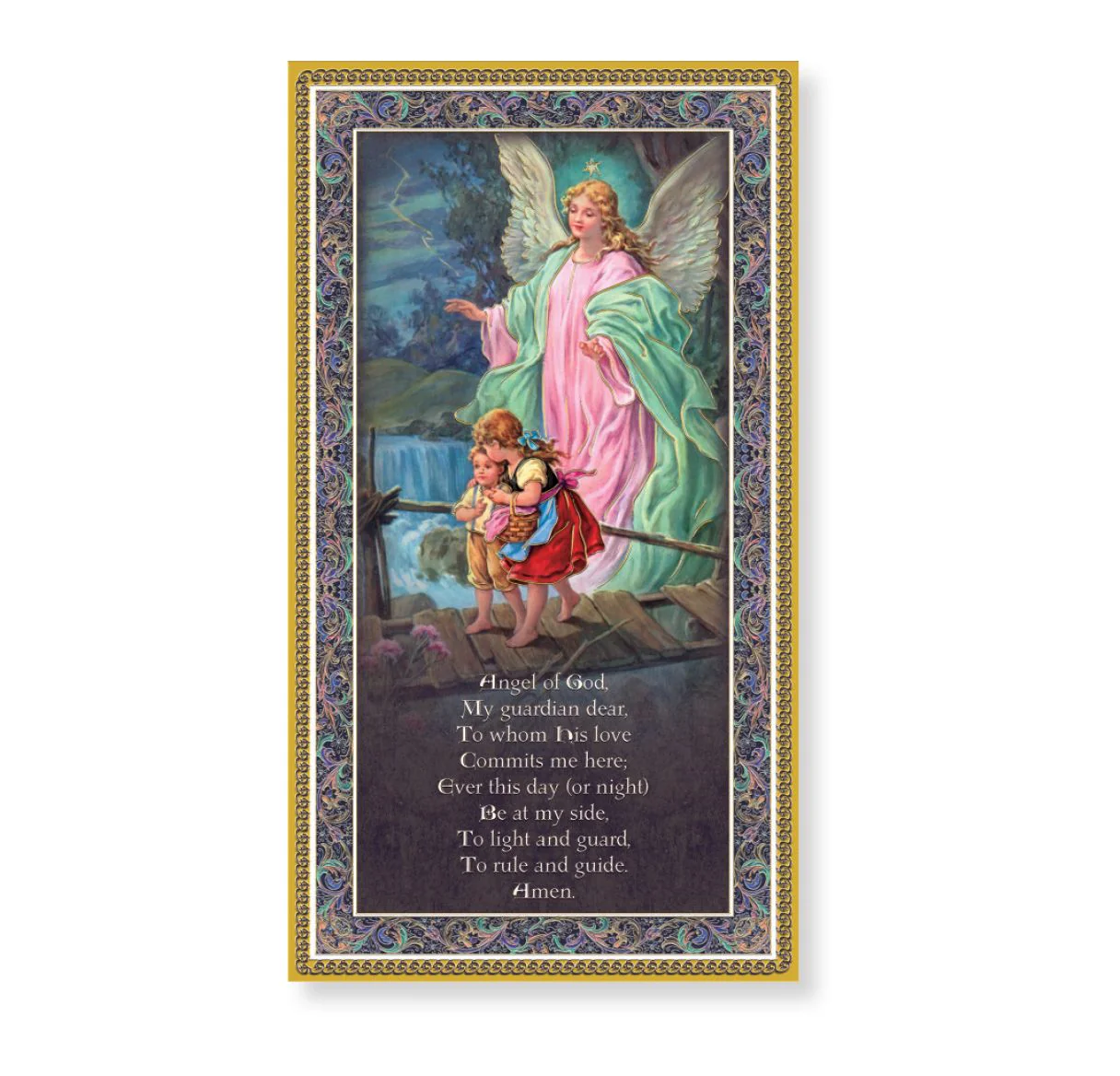 Guardian Angel Prayer Plaque - 9"