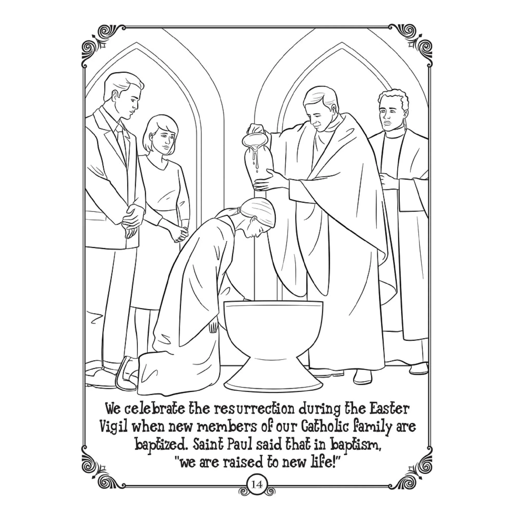 He is Risen Coloring Book - Brother Francis - Image 3