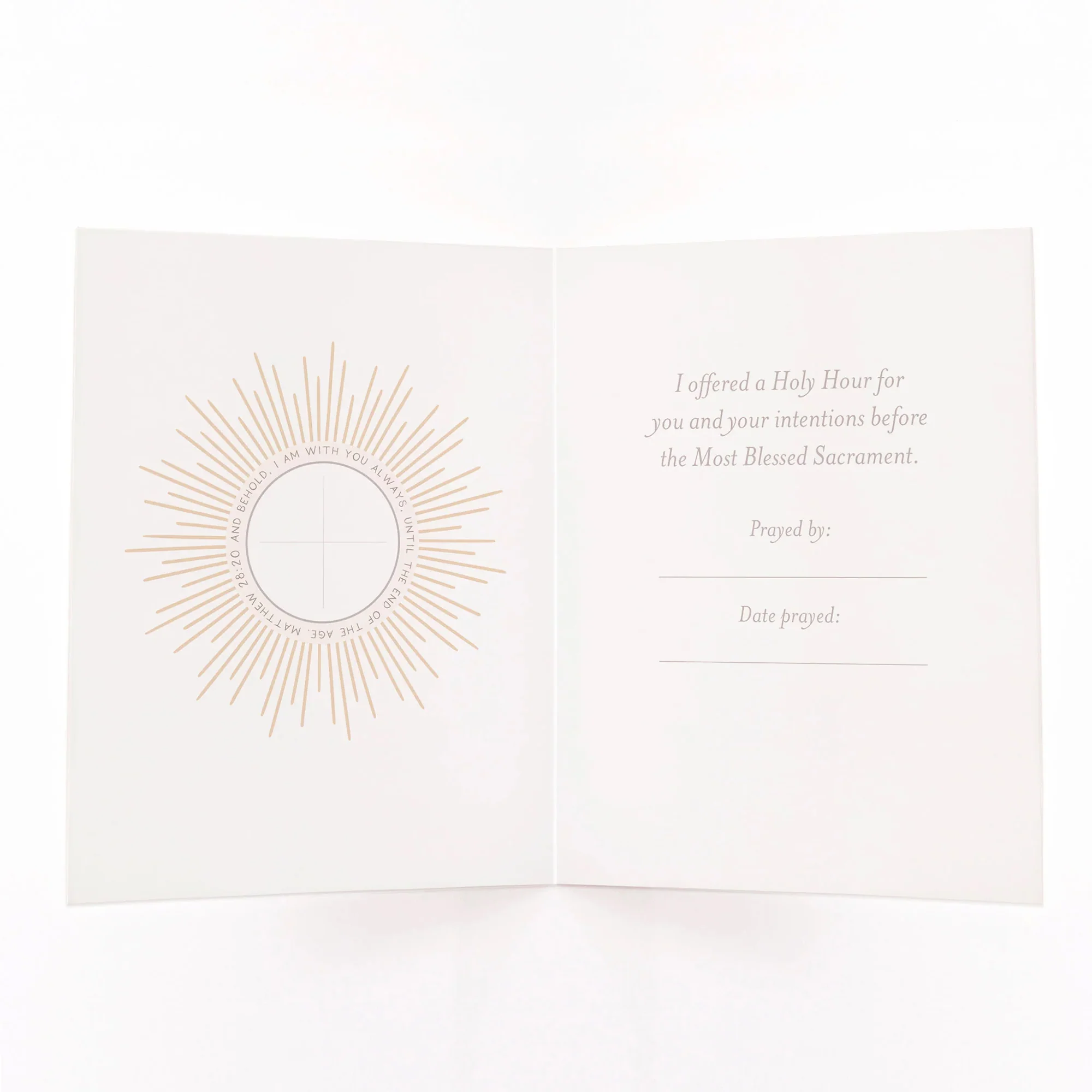 I Offered a Holy Hour for You Greeting Cards (4 Pack) - Image 2