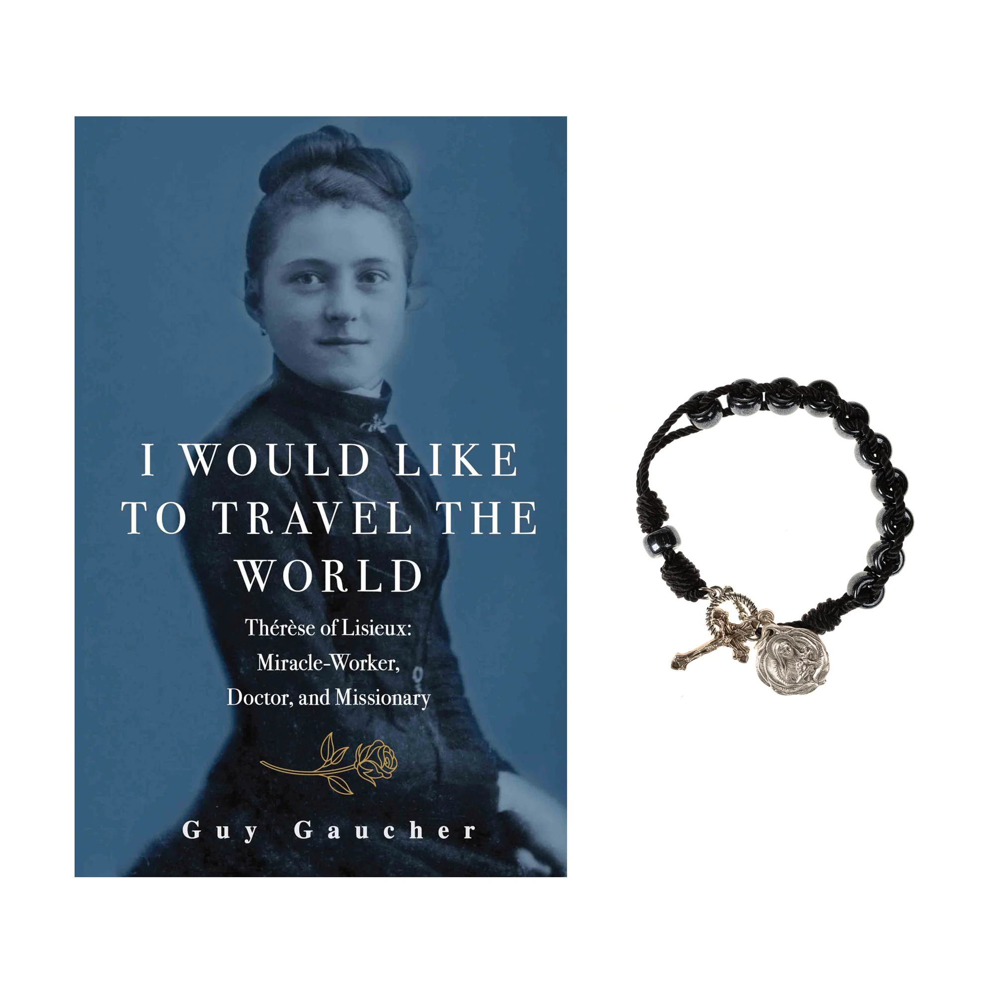 I Would Like to Travel the World & St. Therese Sacrifice Bracelet (2 Gift Set) - Image 2