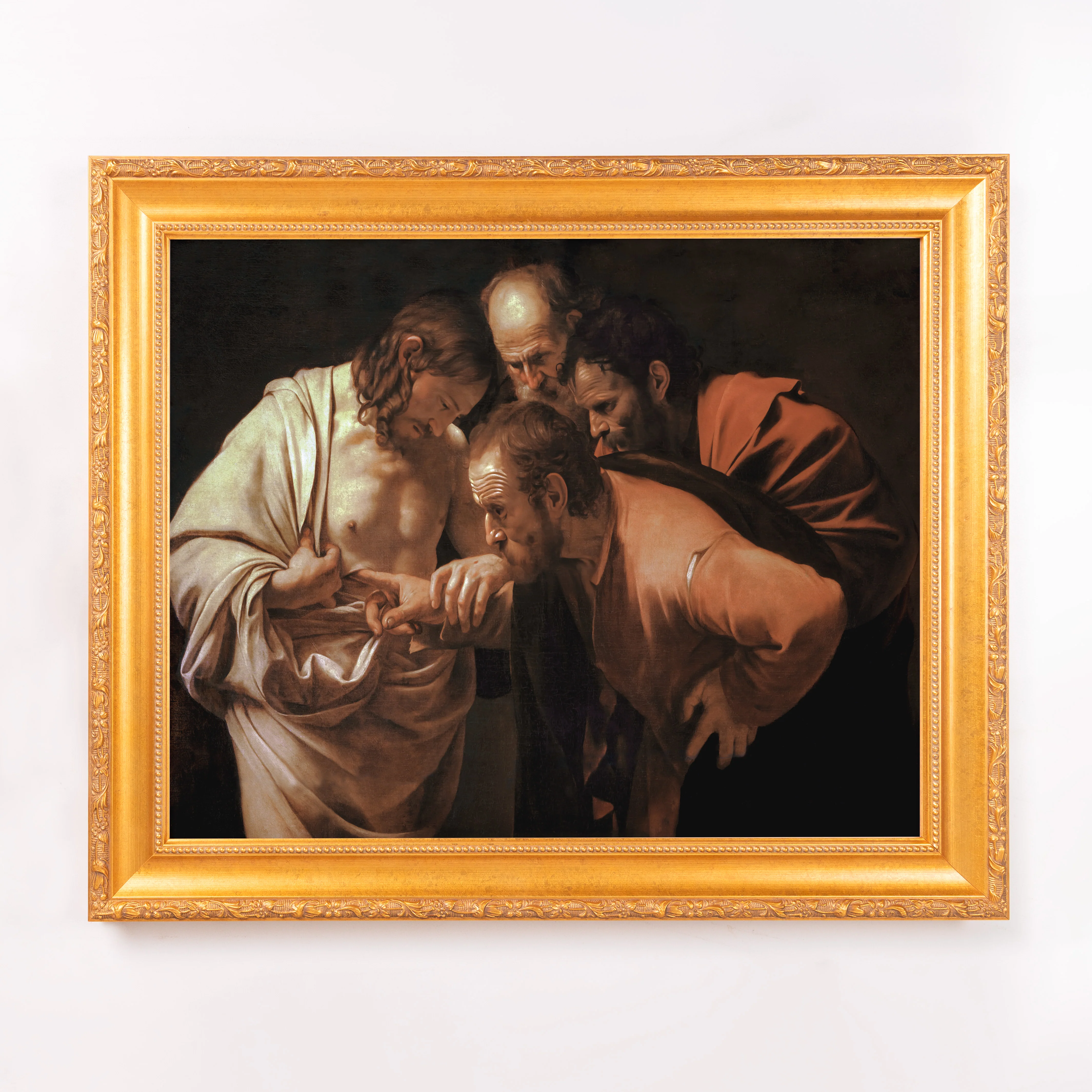 Incredulity of St. Thomas Framed Canvas - Sacred Signature Collection - Image 7
