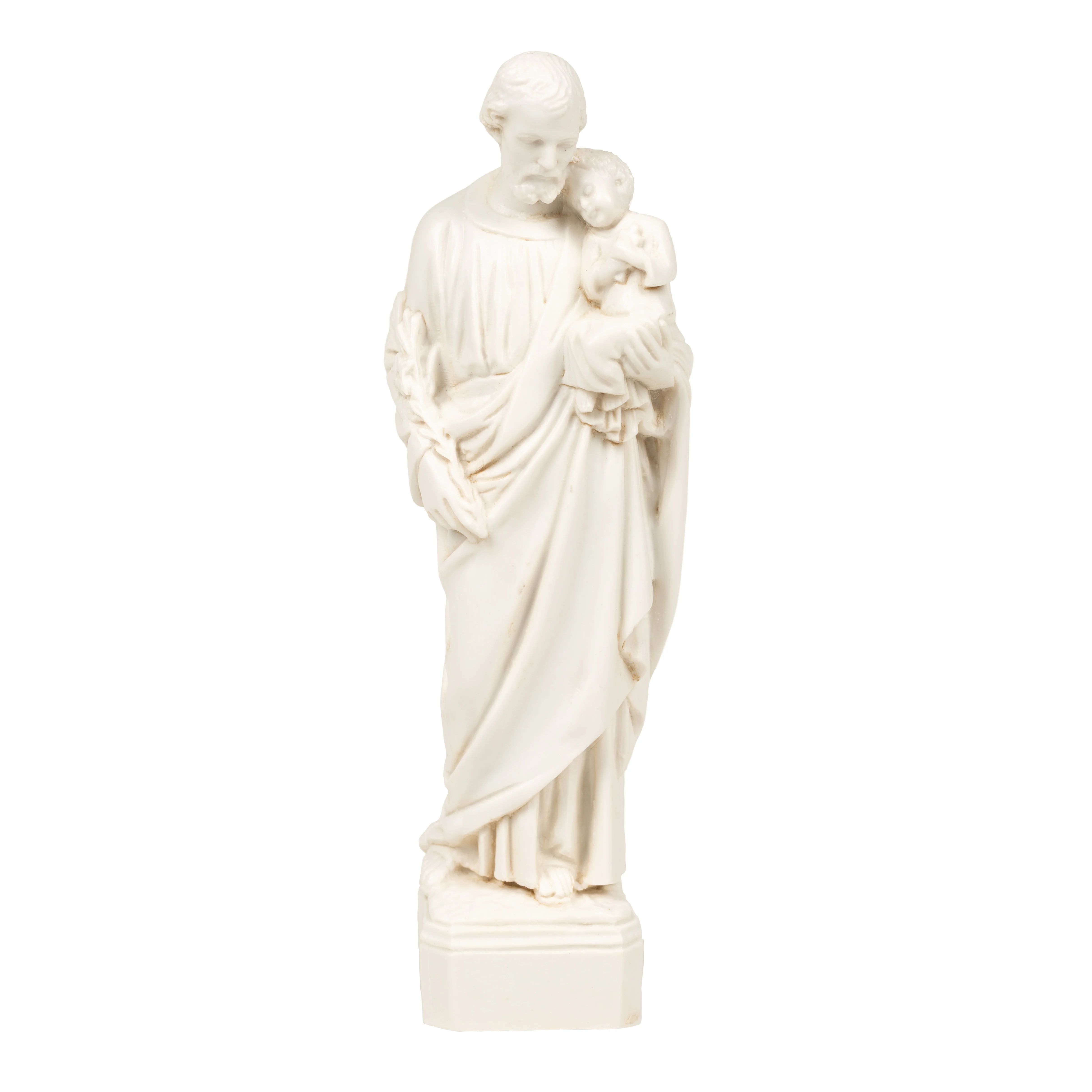 Ivory Finish St. Joseph Statue - 6" - Image 2