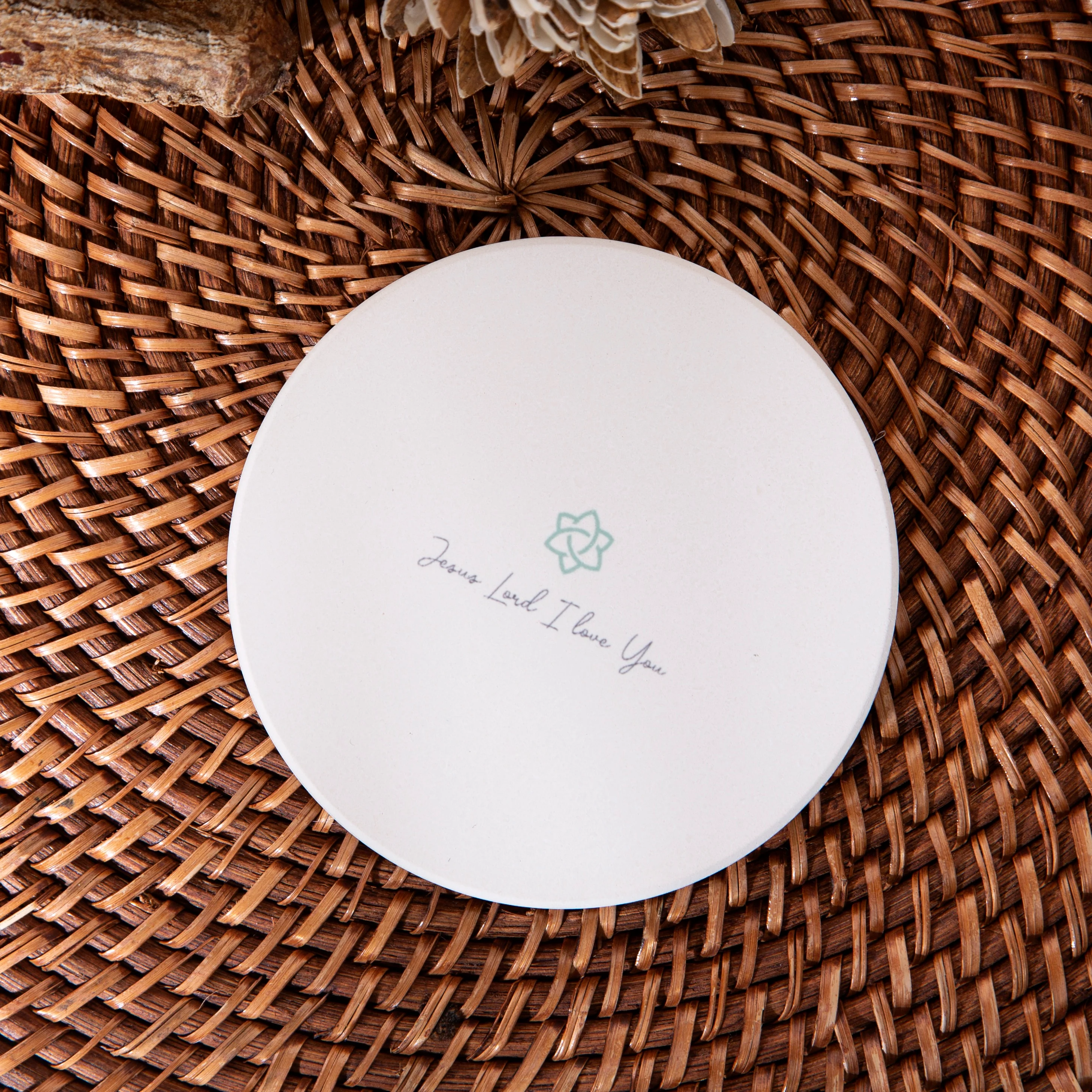 J. Lily Sandstone Candle Trivet - 4.25"
