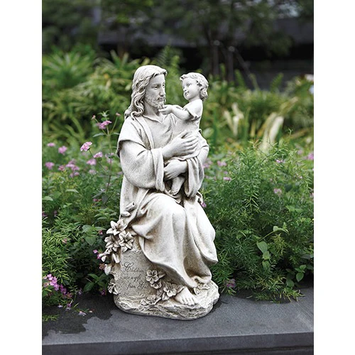 Jesus with Child Garden Statue