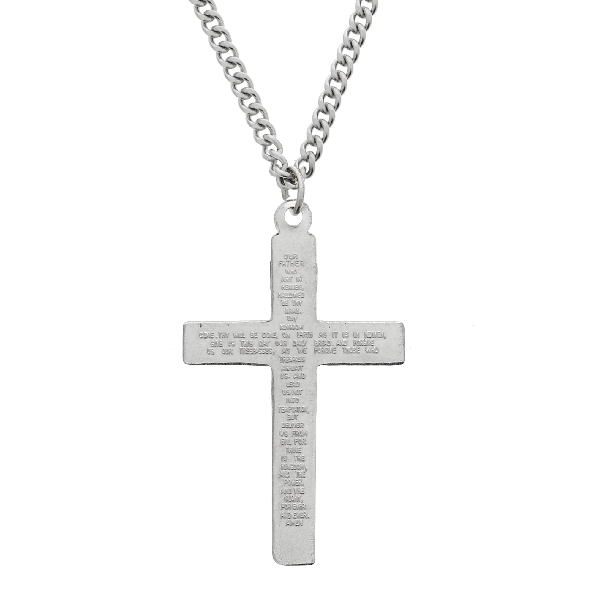 Lord's Prayer Crucifix Necklace - Image 2