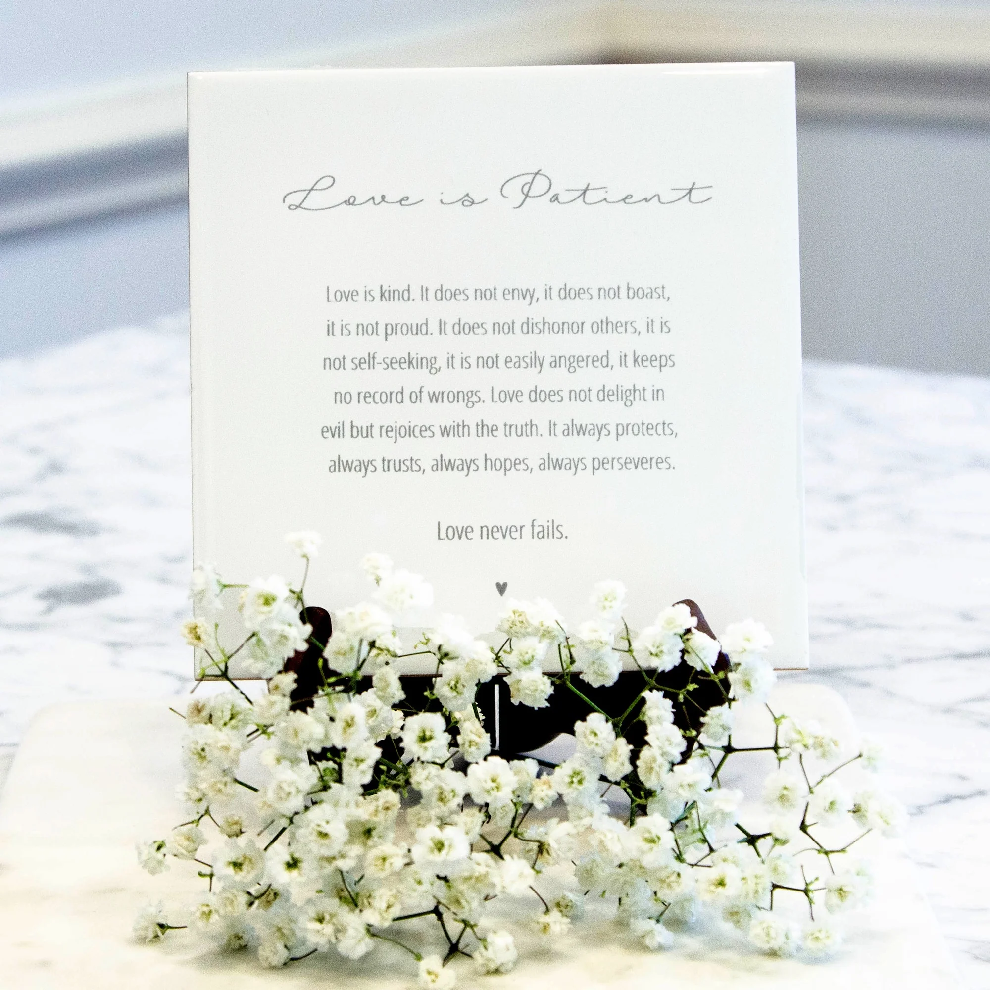 Love Is Patient Tile