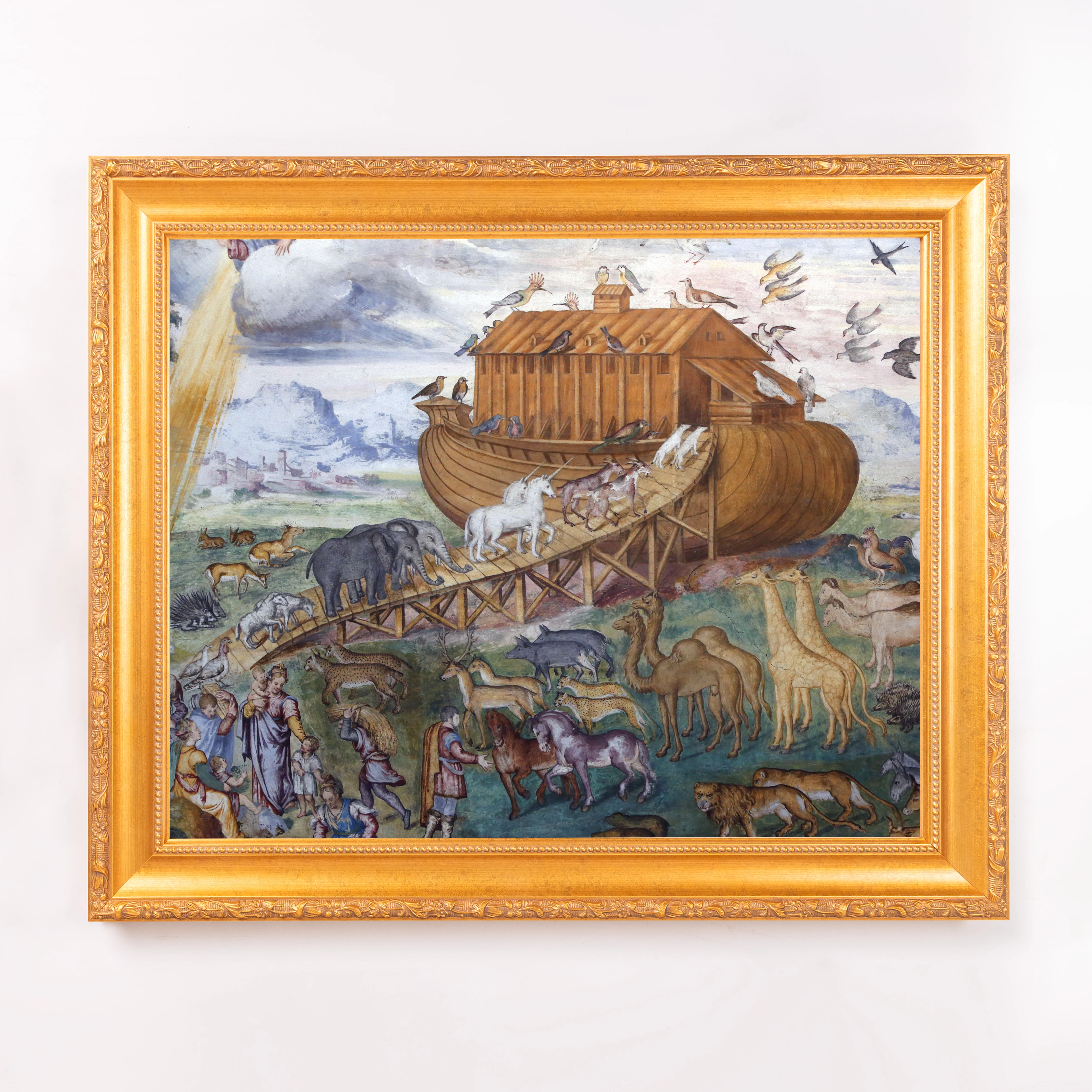 Luini's Noah's Ark Framed Canvas - Sacred Signature Collection - Image 5