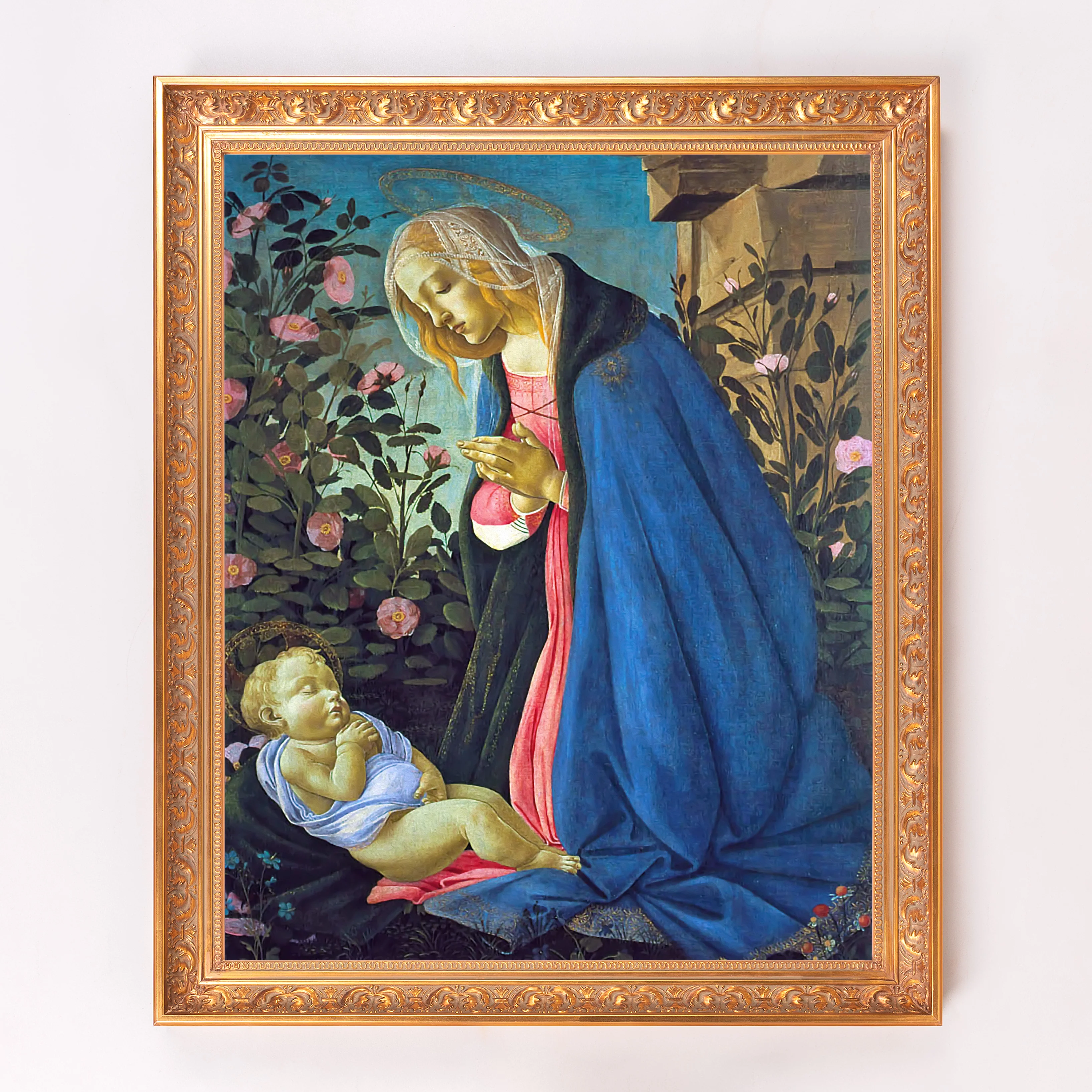 Madonna & the Sleeping Christ Child Framed Canvas - Sacred Signature Collection - Image 2