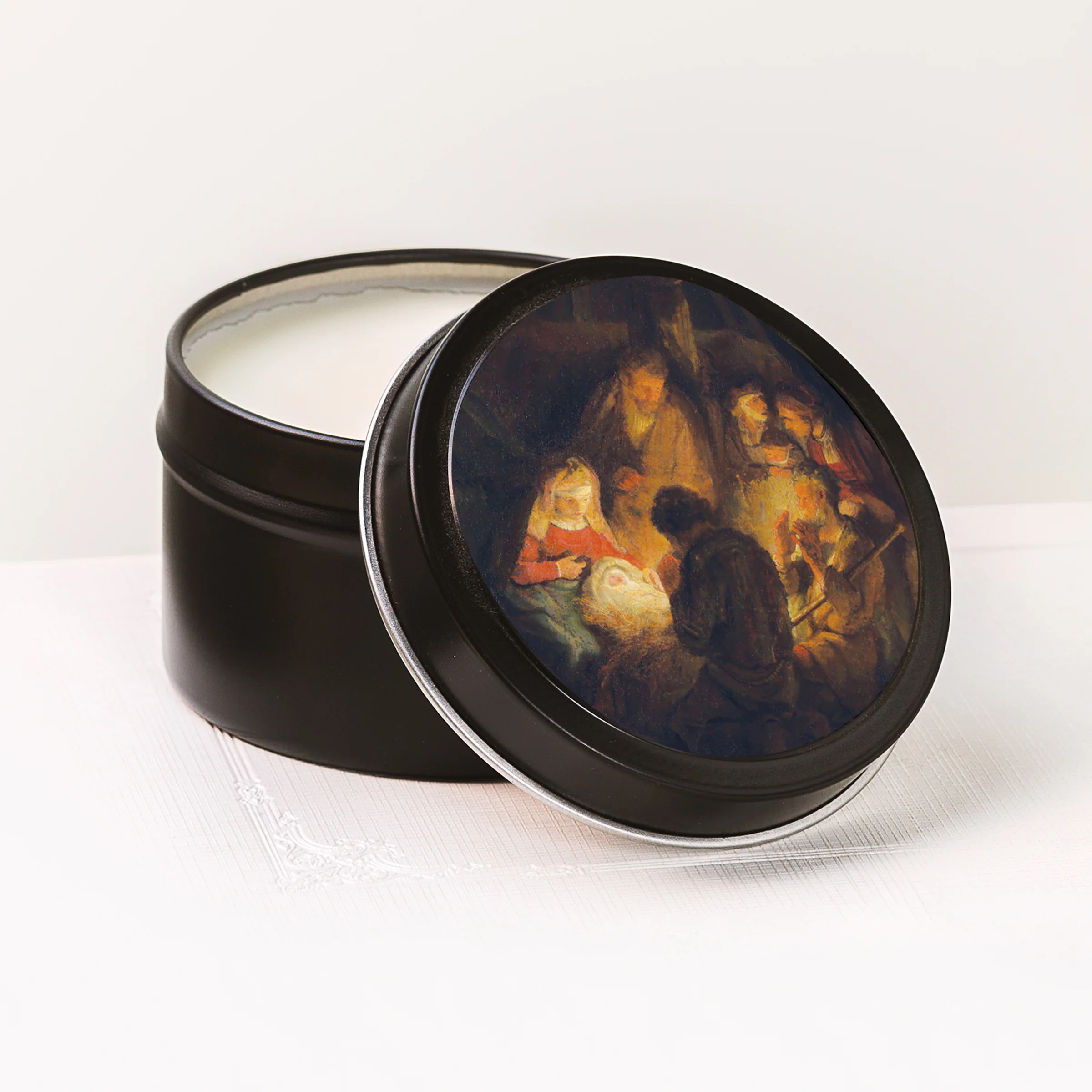 Nativity Candle Tin - Image 2