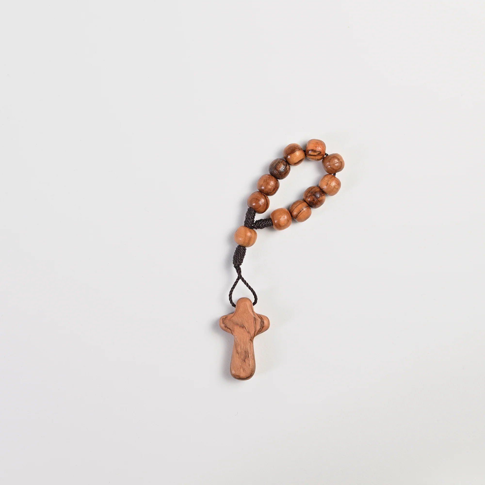 Olive Wood Decade Rosary with Comfort Cross - Image 2