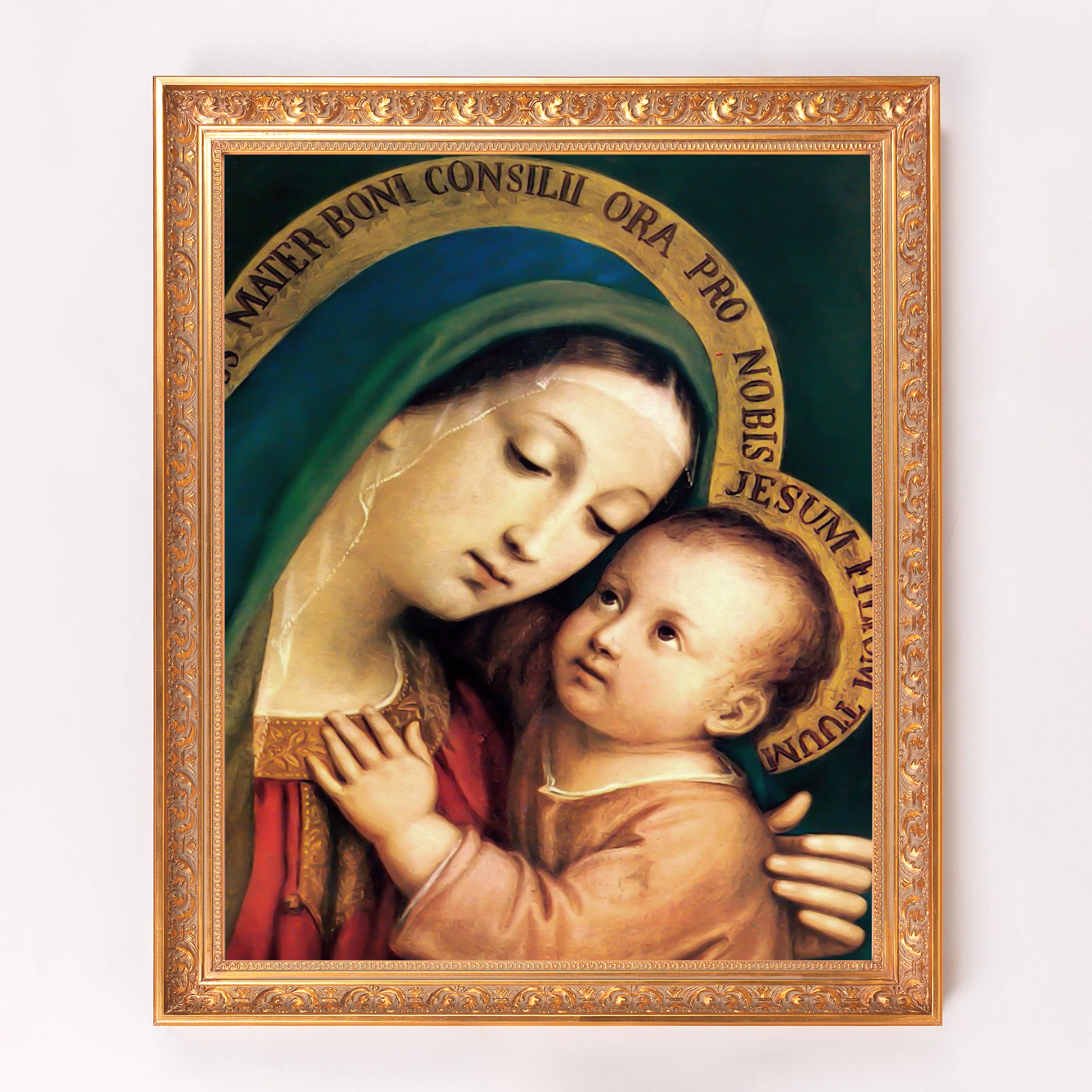Our Lady of Good Counsel Framed Canvas - Sacred Signature Collection - Image 2