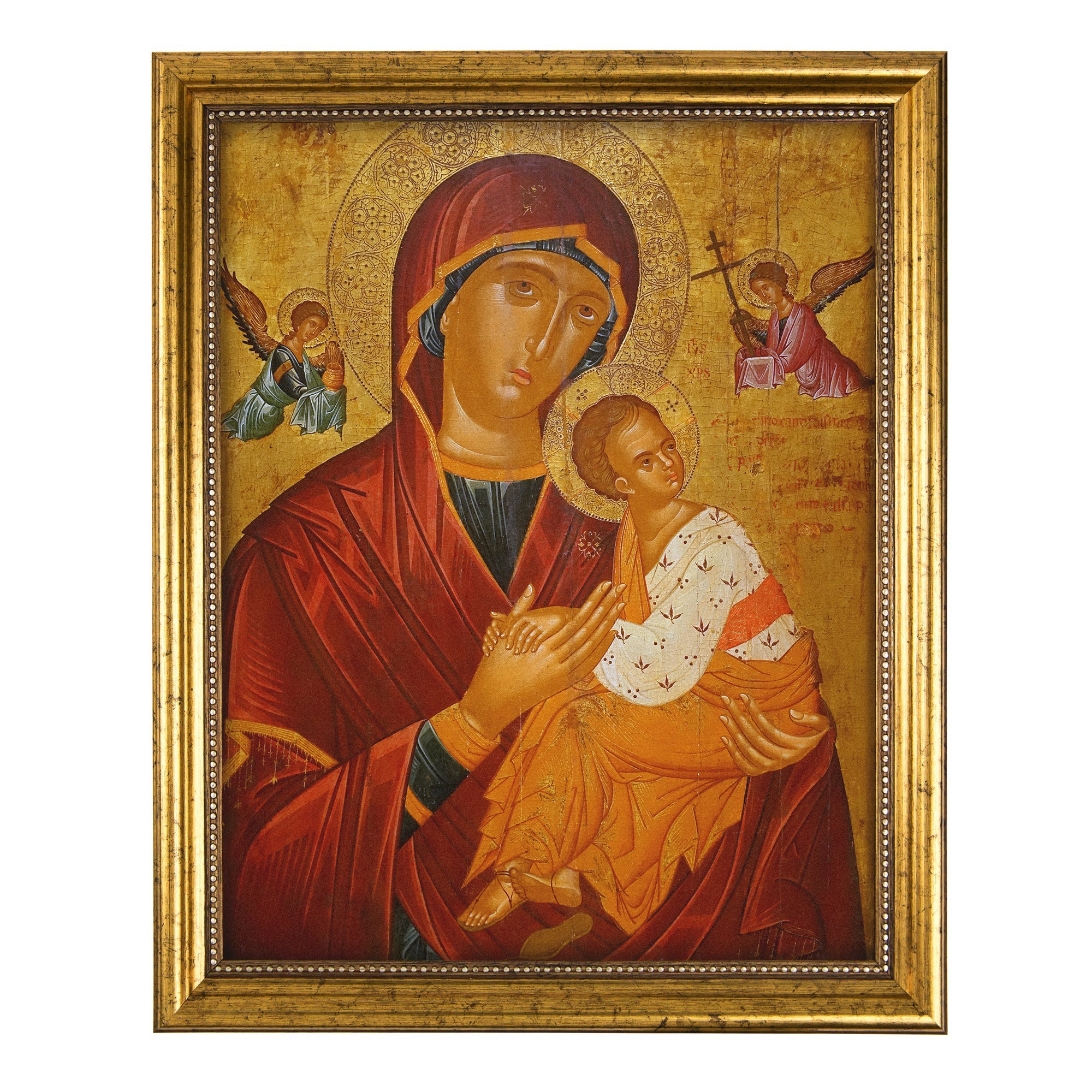 Our Lady of Perpetual Help Antique Gold Framed Print - Multiple Sizes - Image 2