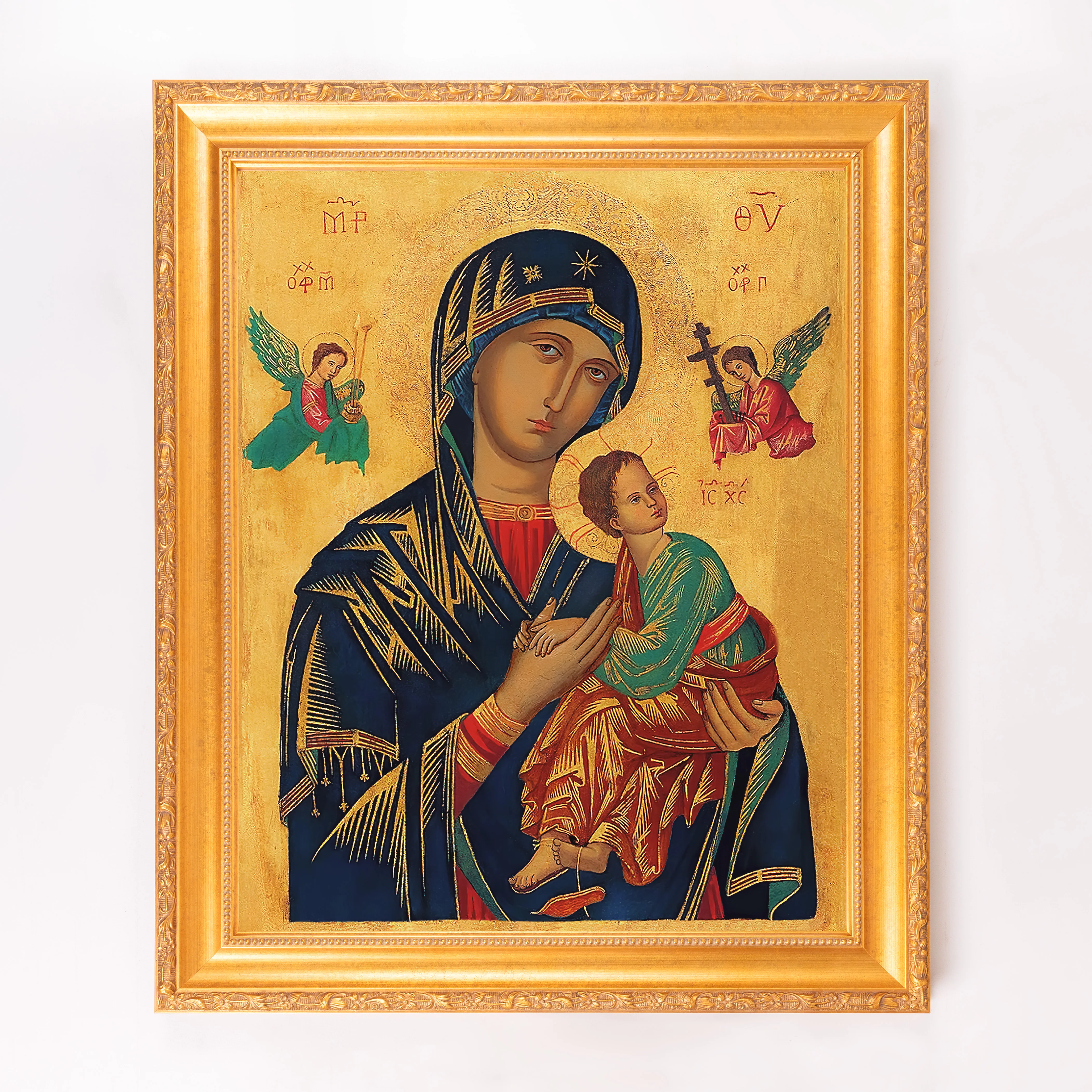 Our Lady of Perpetual Help Framed Canvas - Sacred Signature Collection - Image 7