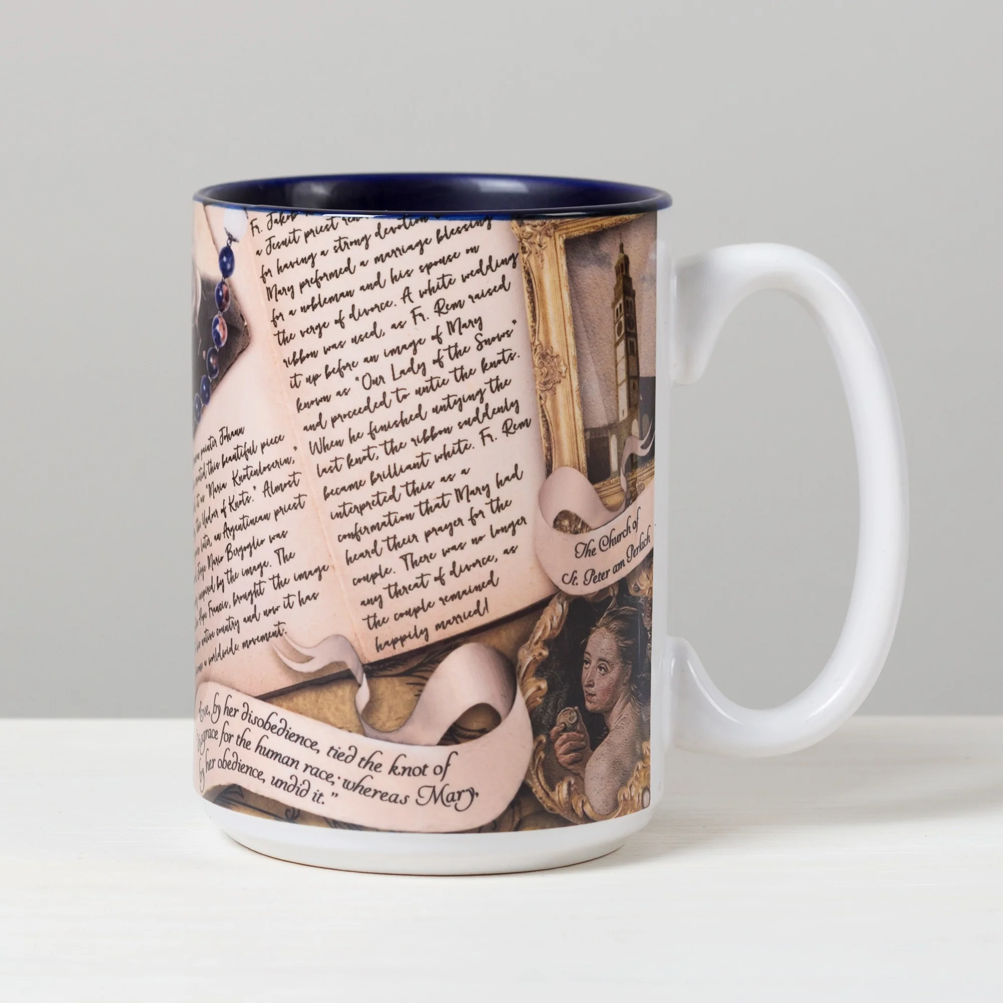 Our Lady Undoer of Knots Story Mug - Image 3