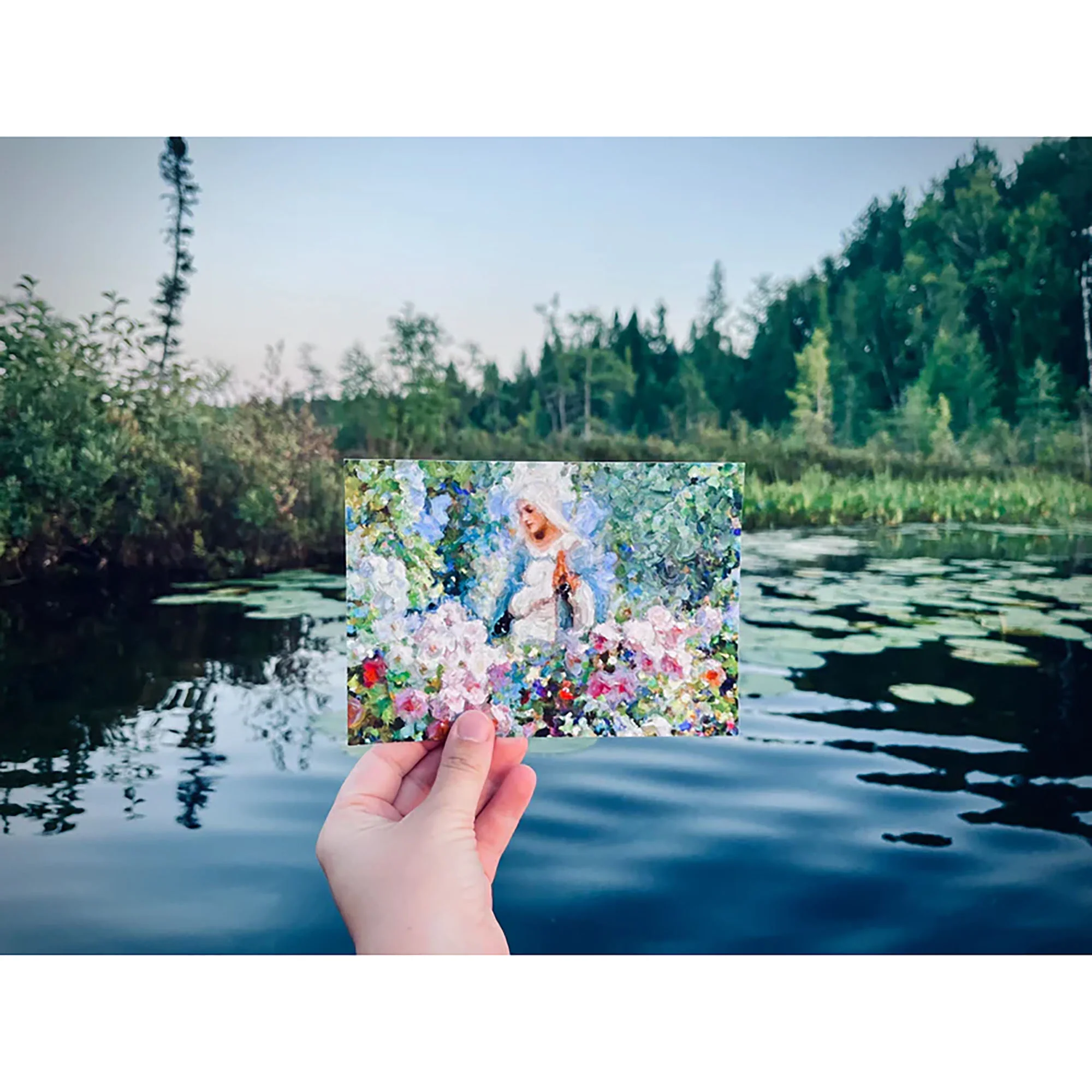 Our Lady's Garden of Delights Unframed Print - 8" x 10" - Image 2