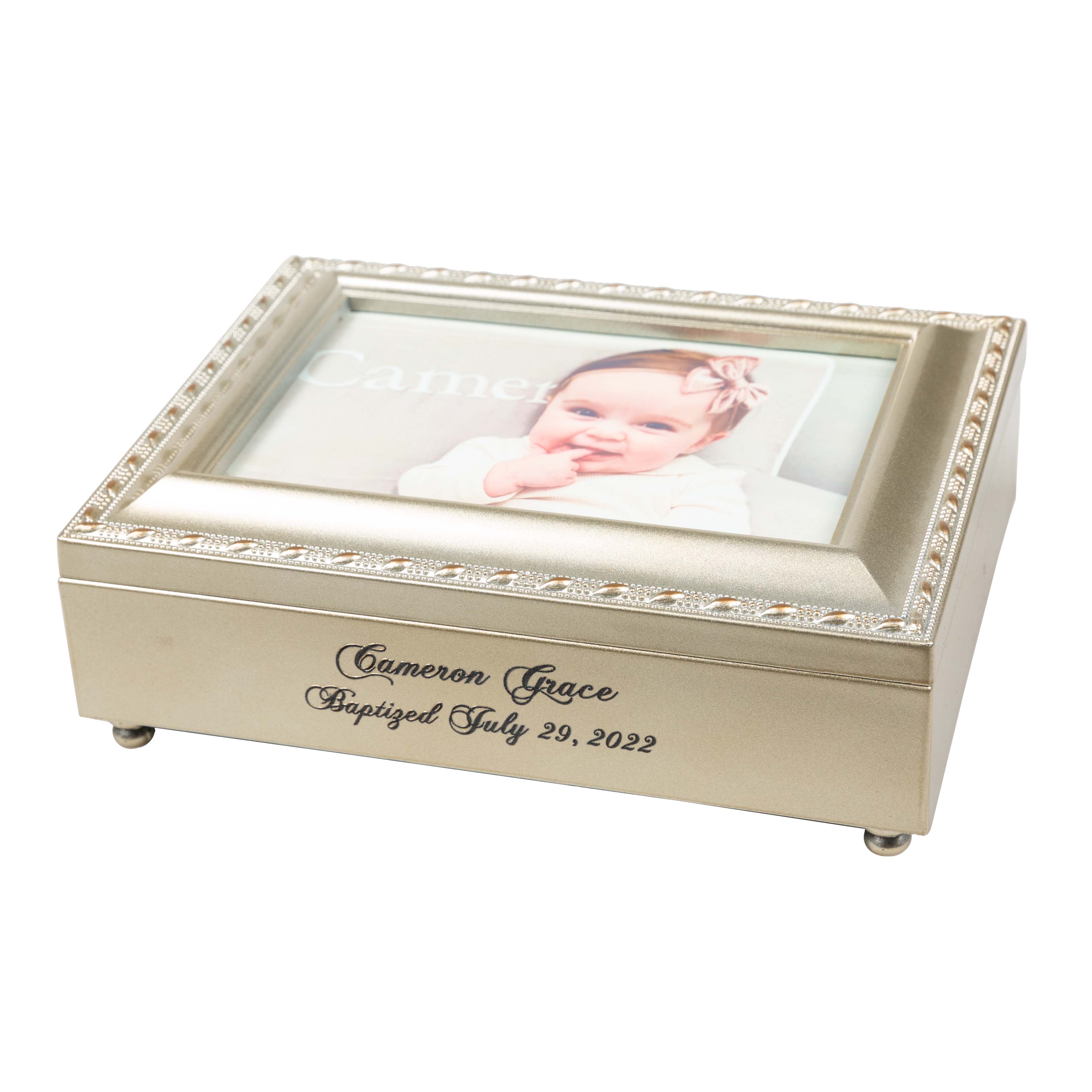 Personalized Baptism Music Box - Image 2