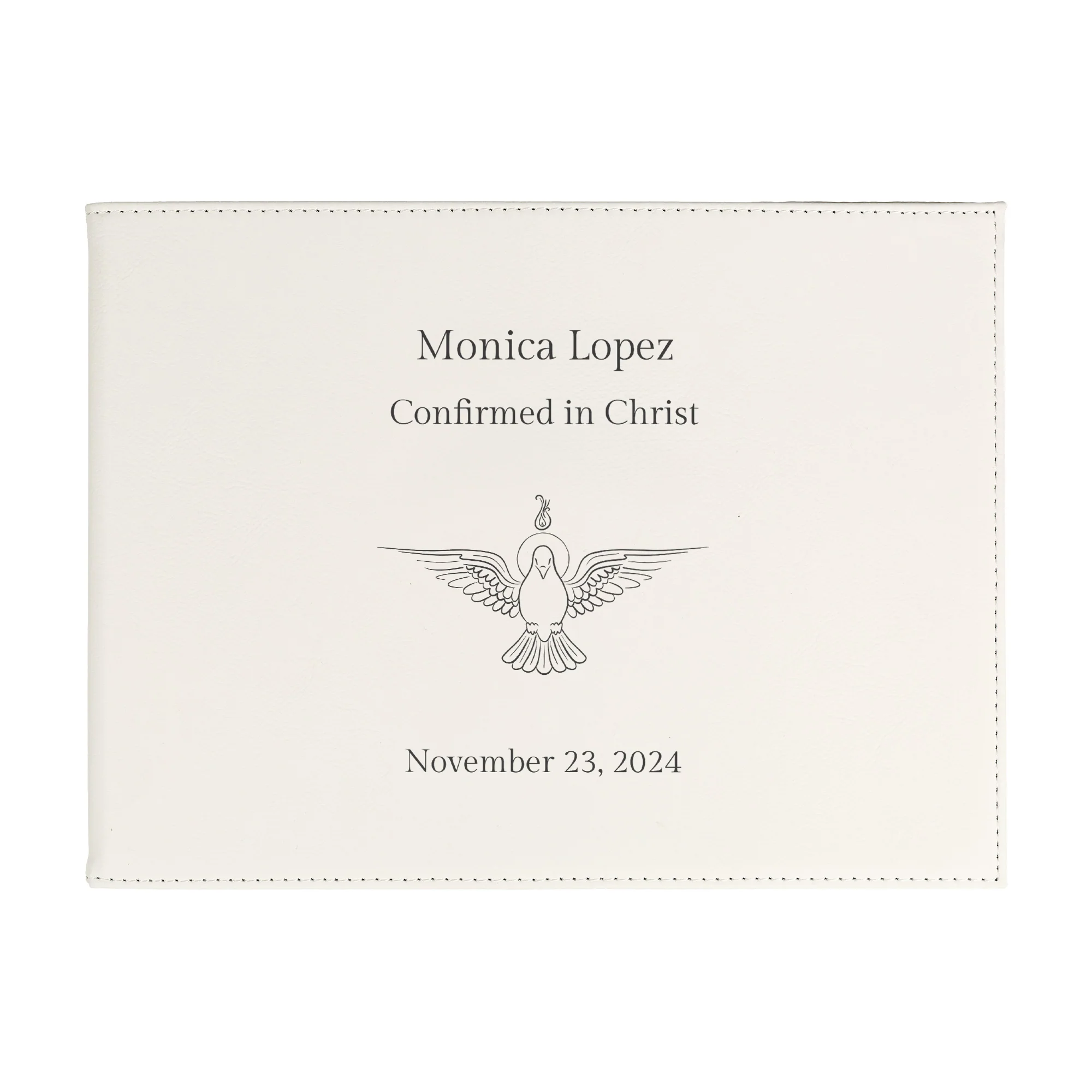 Personalized Confirmation Keepsake Certificate Holder