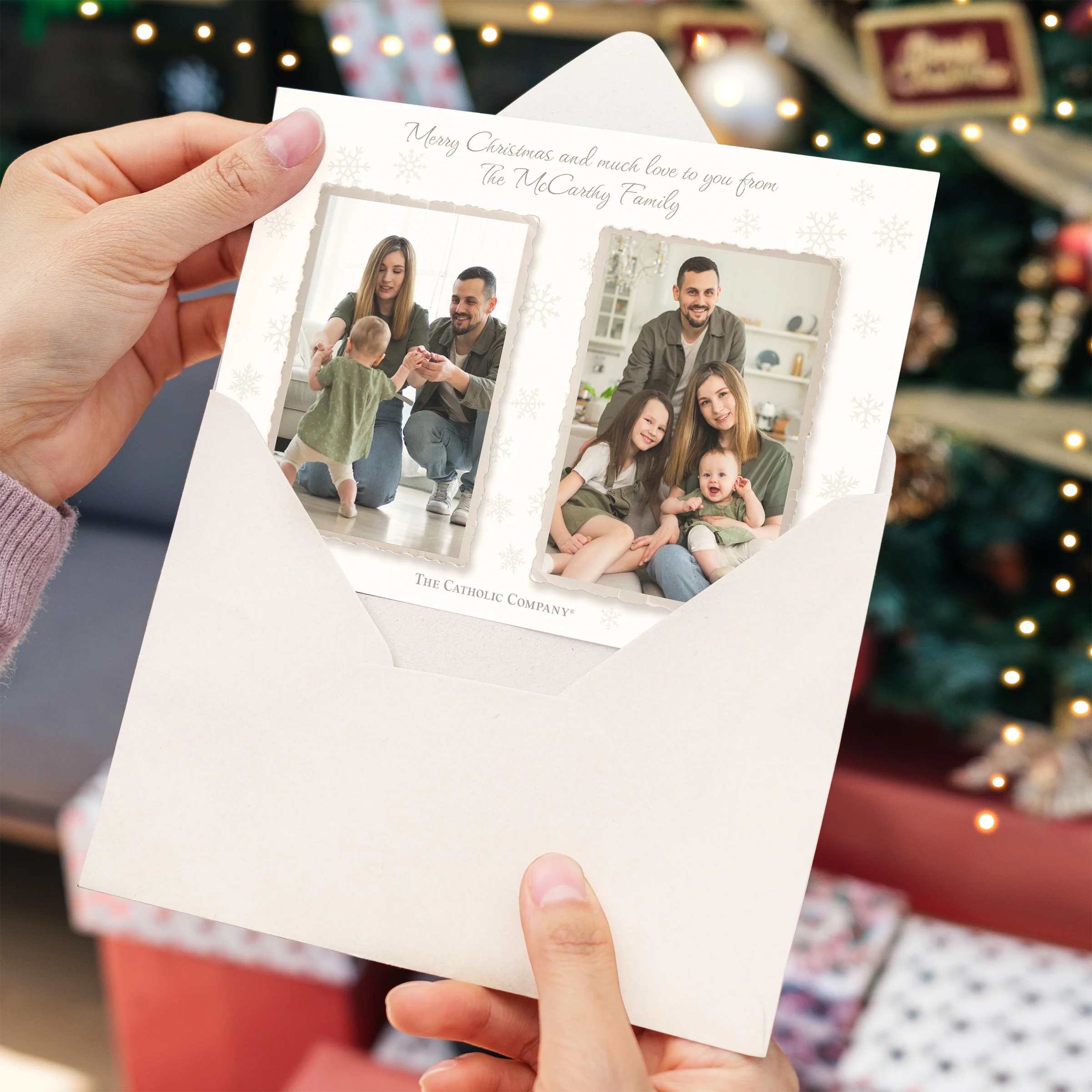 Personalized God's Blessings Photo Christmas Cards - Image 6