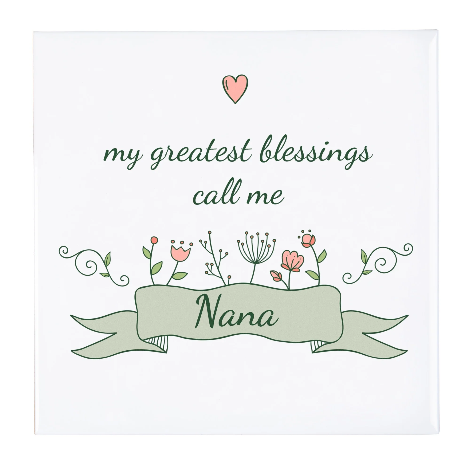 Personalized My Greatest Blessings Tile