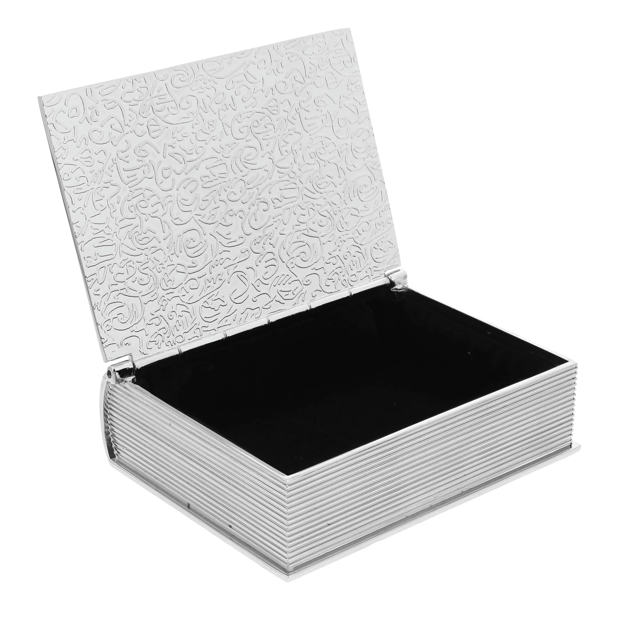 Personalized Silver Bible Ordination Keepsake Box - 3.5" - Image 2