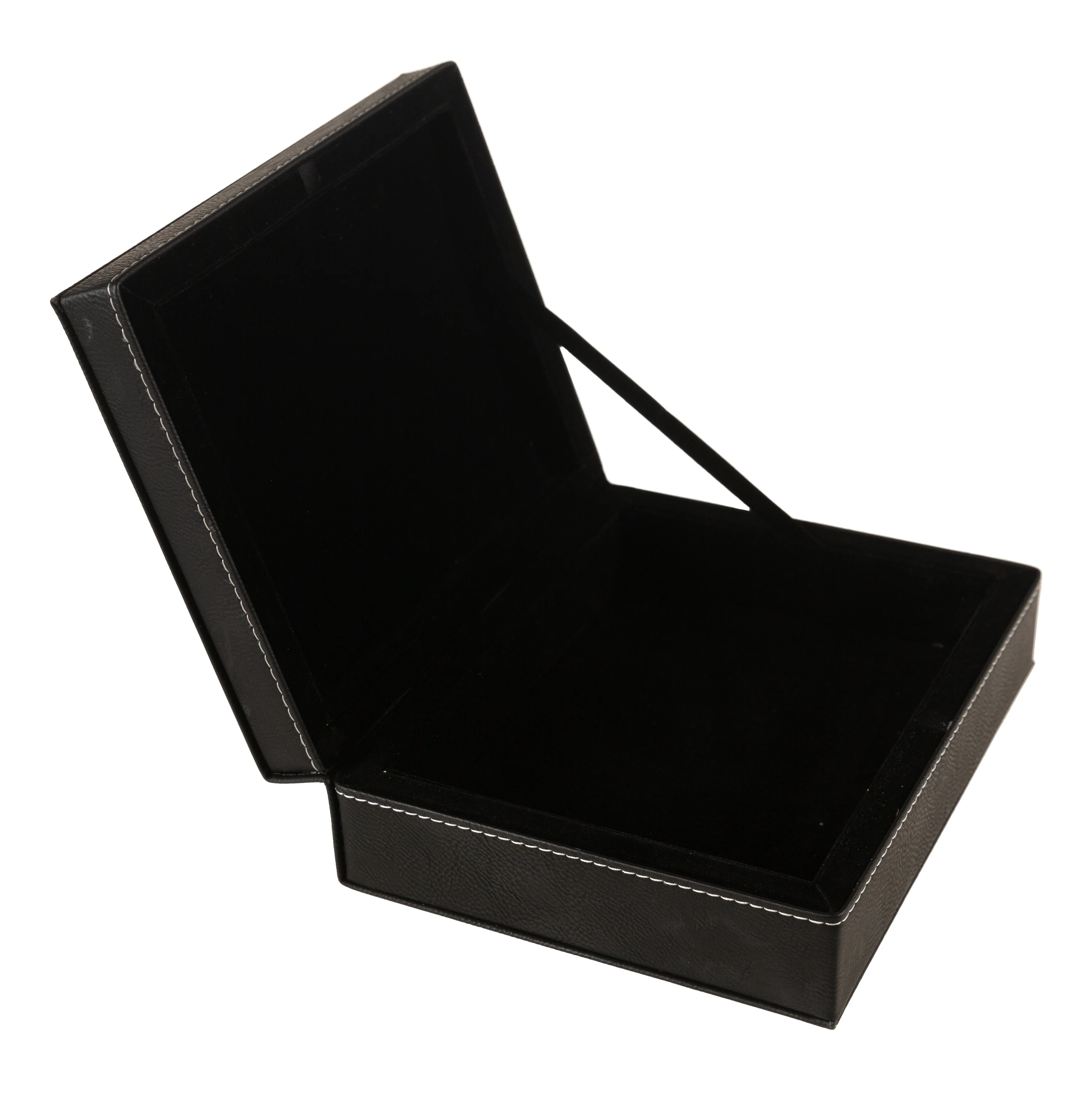 Personalized St. Benedict Black Leatherette Keepsake Box - Image 3