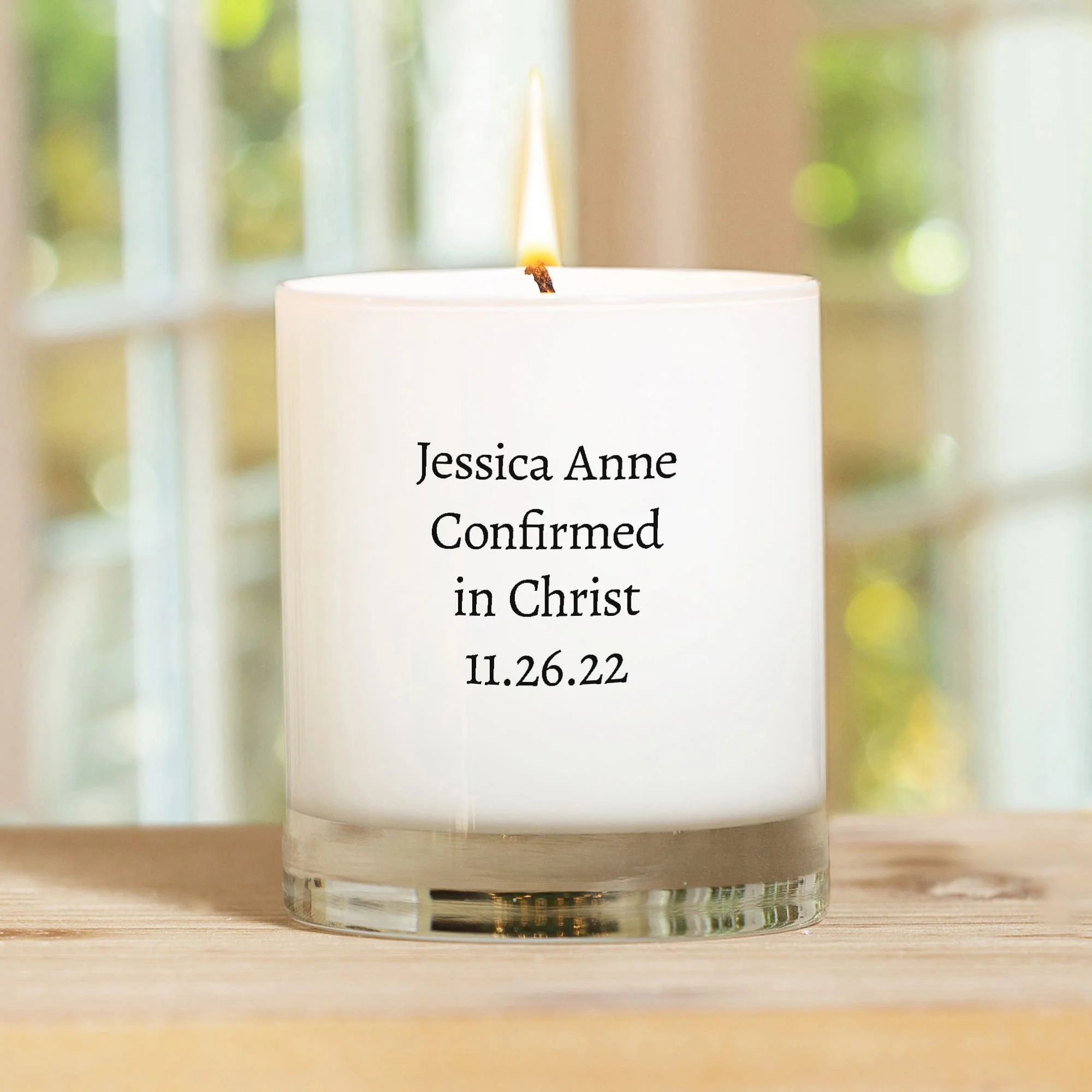Personalized St. Joseph Confirmation Candle - Image 4